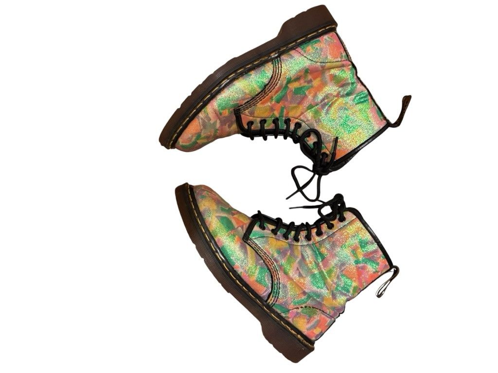 Dr. Martens Dr. Martens Multicolor Glitter MIE RARE VTG Boots Size 9 Size US 9 / IT 39 - 1 Thumbnail