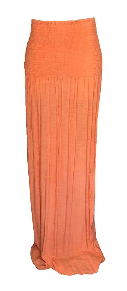 Designer New Orange Dress Strapless M Size M / US 6-8 / IT 42-44 - 2 Thumbnail