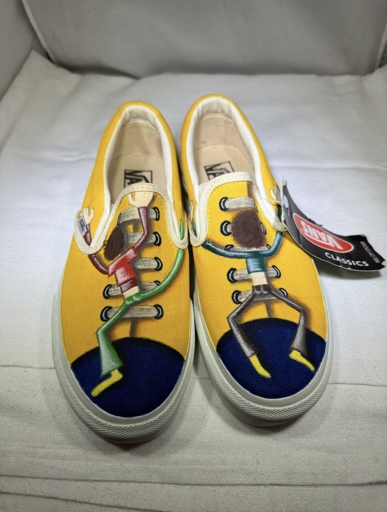 Vans New Vans Slip On Yellow Men's 5.5 Women's 7 Size US 7 / IT 37 - 2 Thumbnail