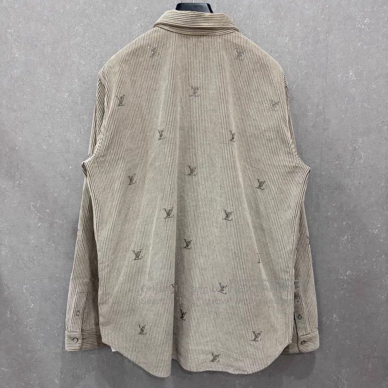 Louis Vuitton Louis Vuitton Rhinestone corduroy striped shirt jacket Size US L / EU 52-54 / 3 - 4 Thumbnail