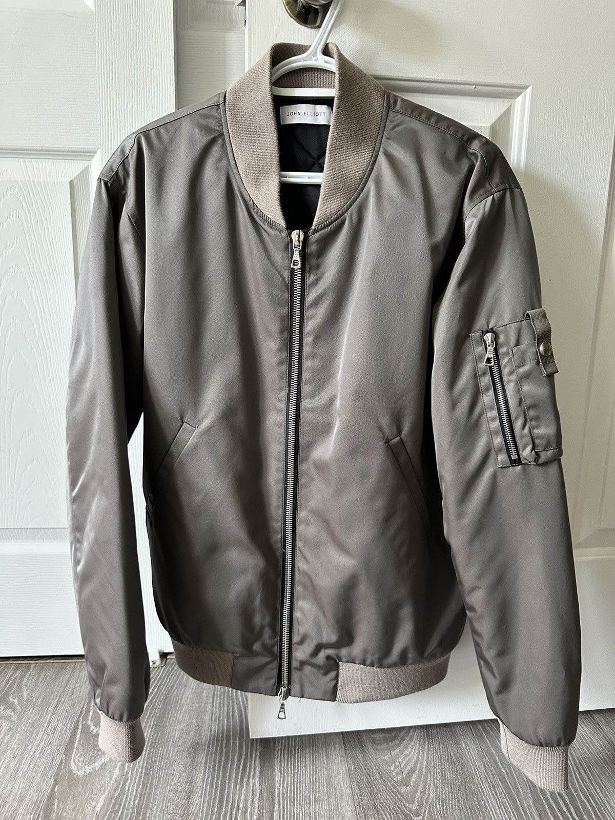 image of John Elliott Pre Ss 19 Bogotá Bomber / Oak in Brown, Men's (Size Large)