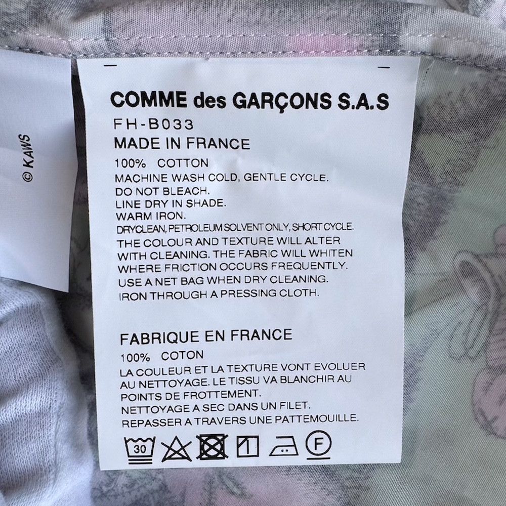 Comme des Garcons SHIRT COMME DES GARCONS SHIRT AW2021 KAWS L/S SHIRT Size US M / EU 48-50 / 2 - 6 Thumbnail
