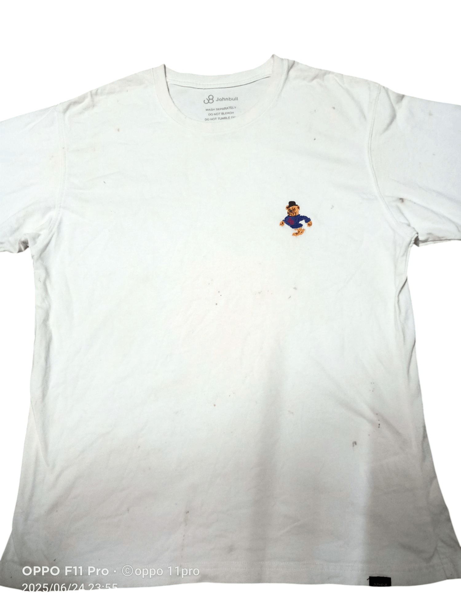 Japanese Brand × Johnbull John Bull Men Shirt White 'Keep Ypung & Keep Smile Size US S / EU 44-46 / 1 - 1 Thumbnail