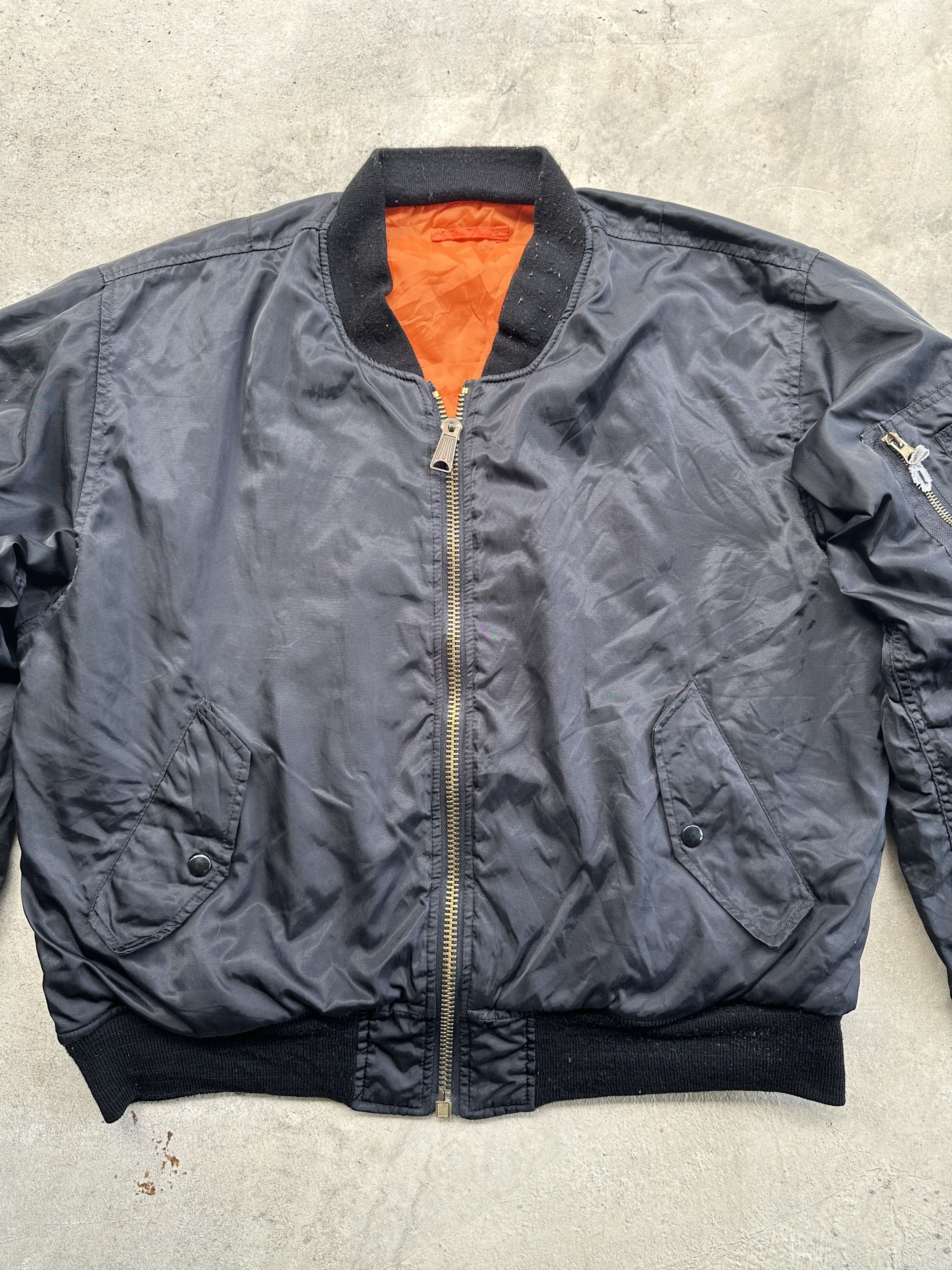 Vintage Vintage 90s MA-1 Campri Reversible Bomber Jacket Size US M / EU 48-50 / 2 - 4 Thumbnail