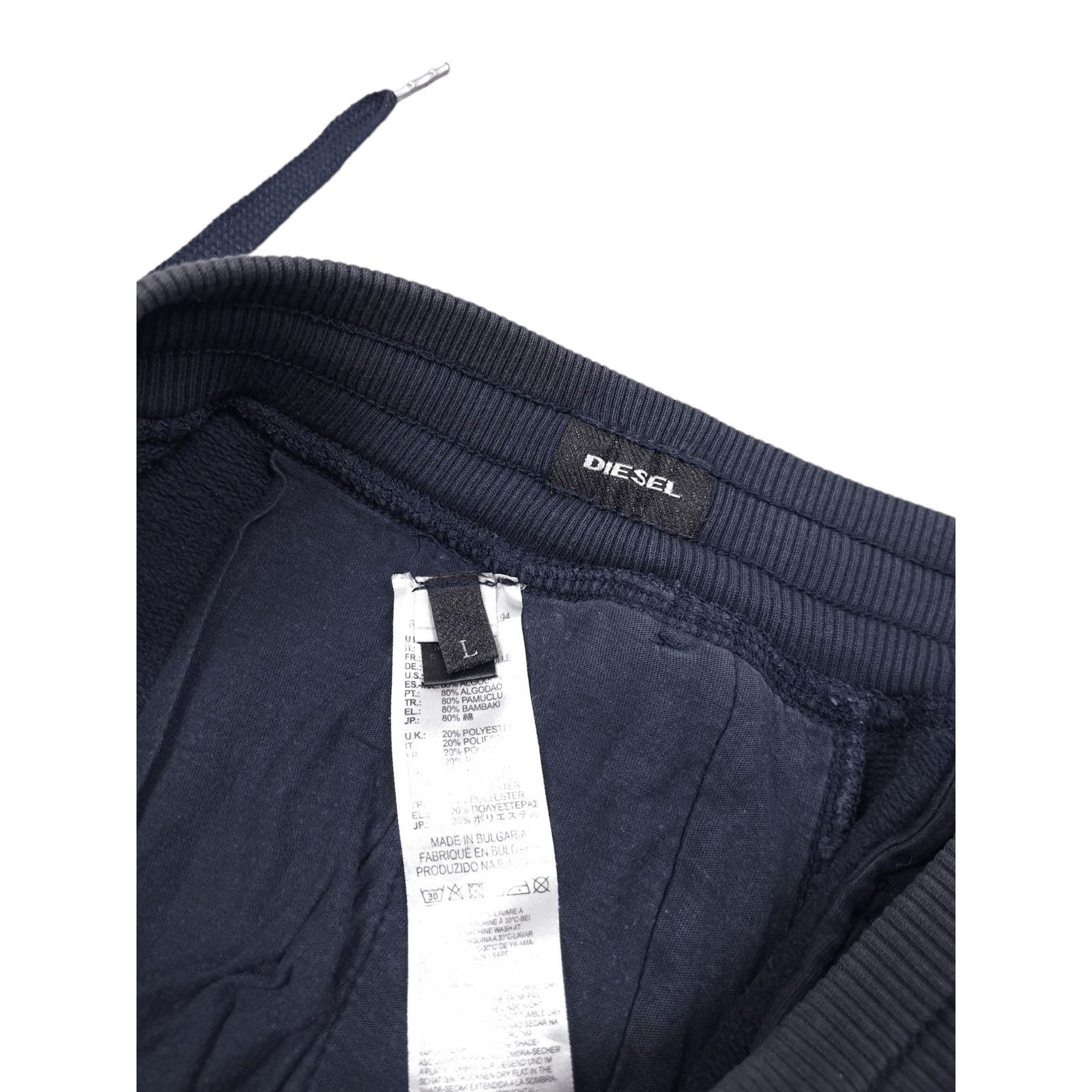 Diesel × Diesel Black Gold 💎 Vintage Diesel Y2K Grey Washed Cotton Shorts Japanese Size US 34 / EU 50 - 8 Thumbnail
