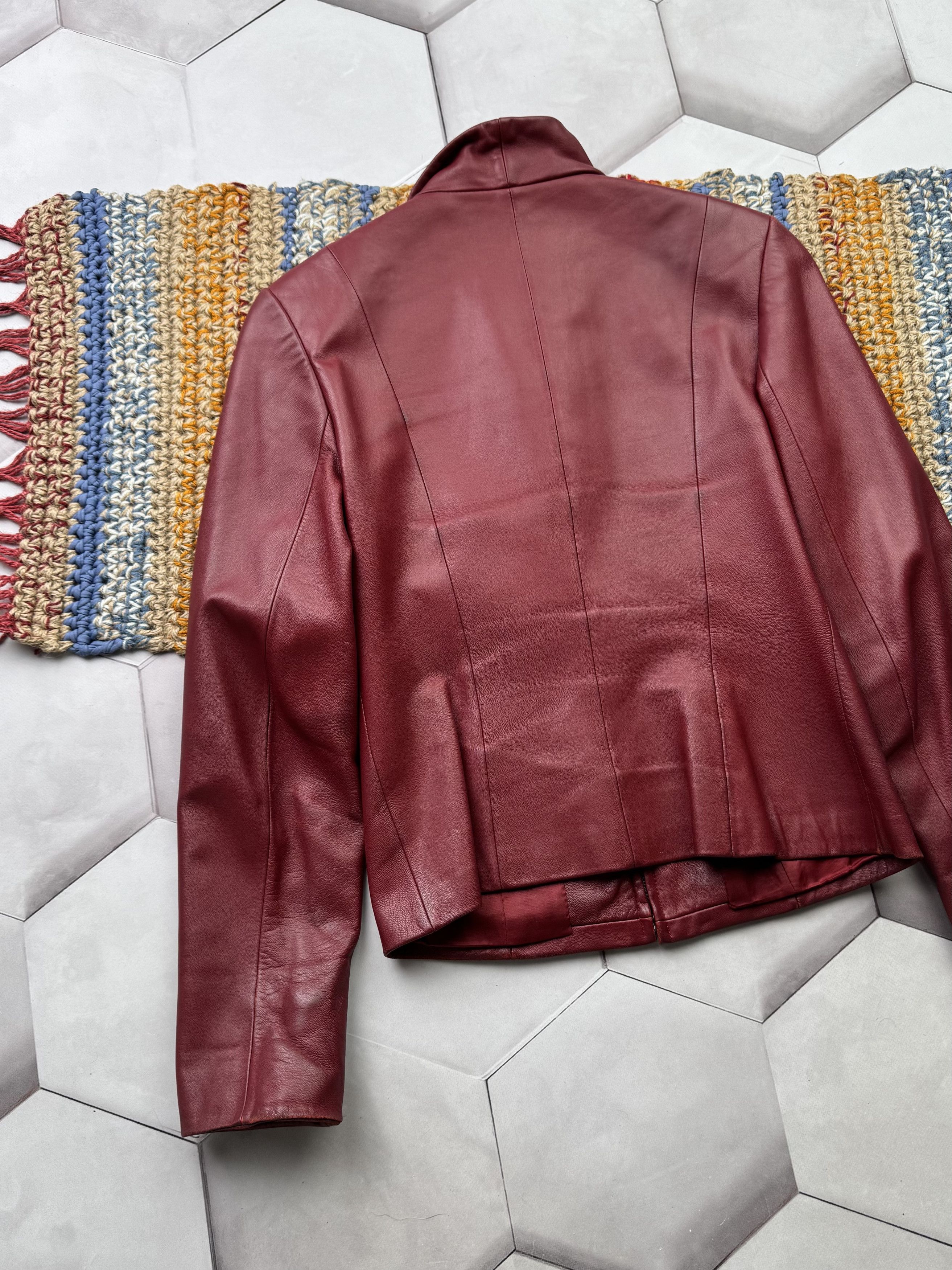 Vintage Vintage Cropped Leather Jacket Size S / US 4 / IT 40 - 14 Thumbnail