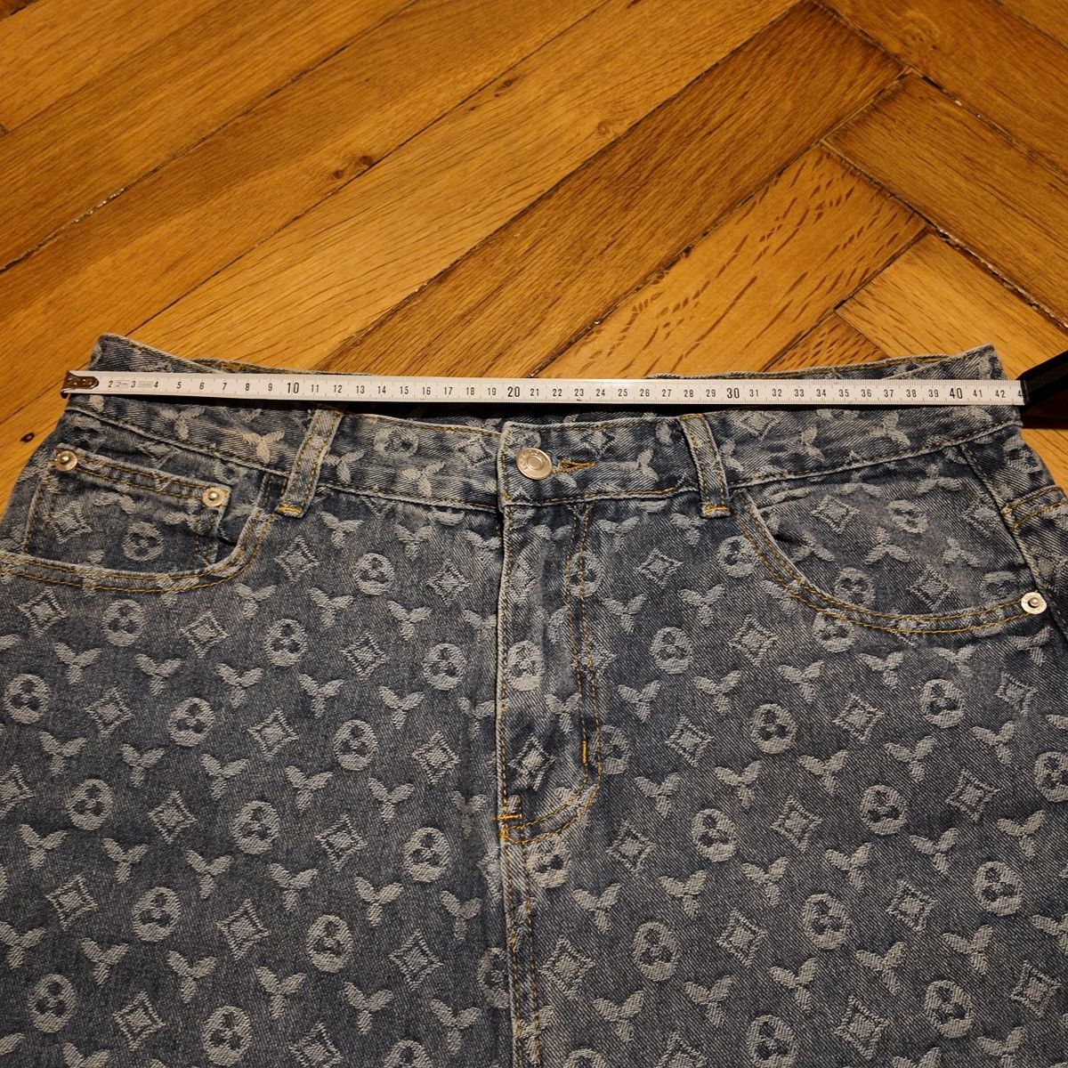 Other Monogram Jeans W32/33 Y2K Denim Size US 31 - 7 Thumbnail