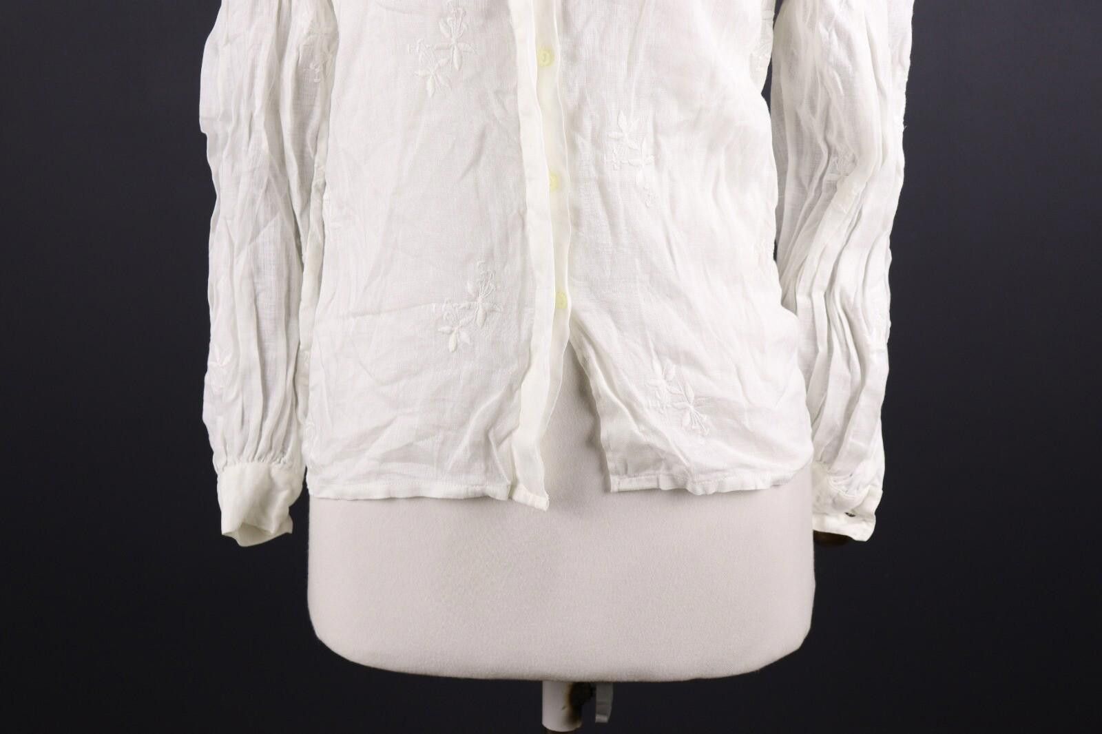 Escada Escada Margareta Ley Vintage Linen Floral Blouse Size 34 Size M / US 6-8 / IT 42-44 - 3 Thumbnail
