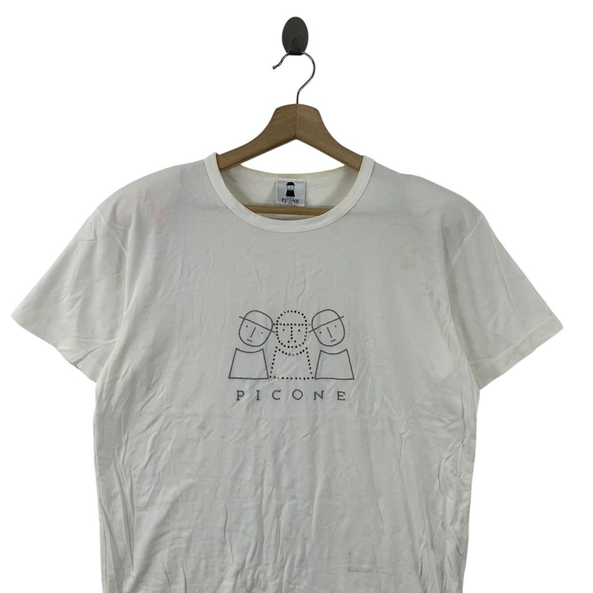Vintage Vintage STUDIO PICONE ROMA Bling Collection Tee Shirt Top Size M / US 6-8 / IT 42-44 - 2 Thumbnail