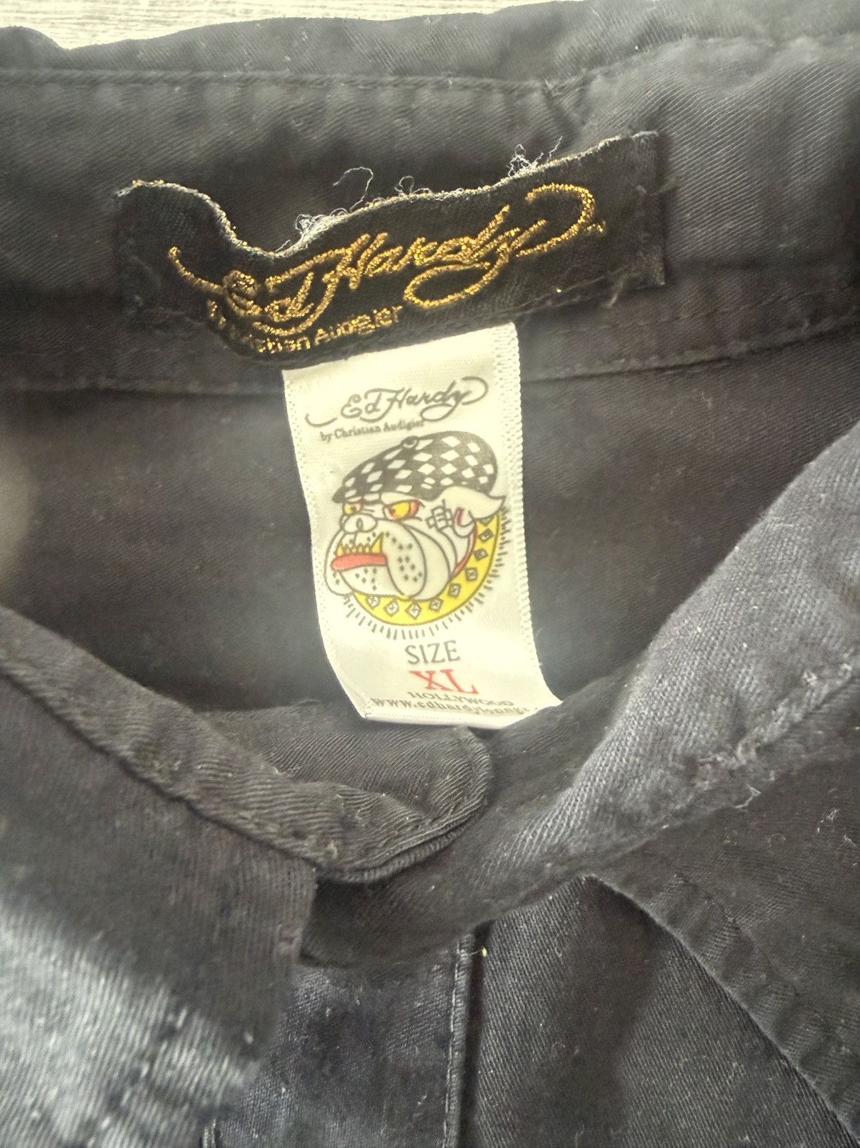 Ed Hardy Death Or Glory Ed Hardy Button Up Size US XL / EU 56 / 4 - 3 Thumbnail