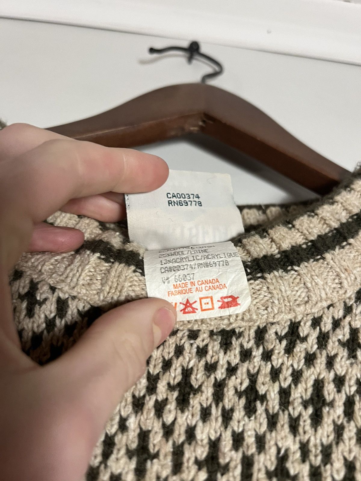Other 80s Northern Elements pattern wool sweater Size US XL / EU 56 / 4 - 6 Thumbnail