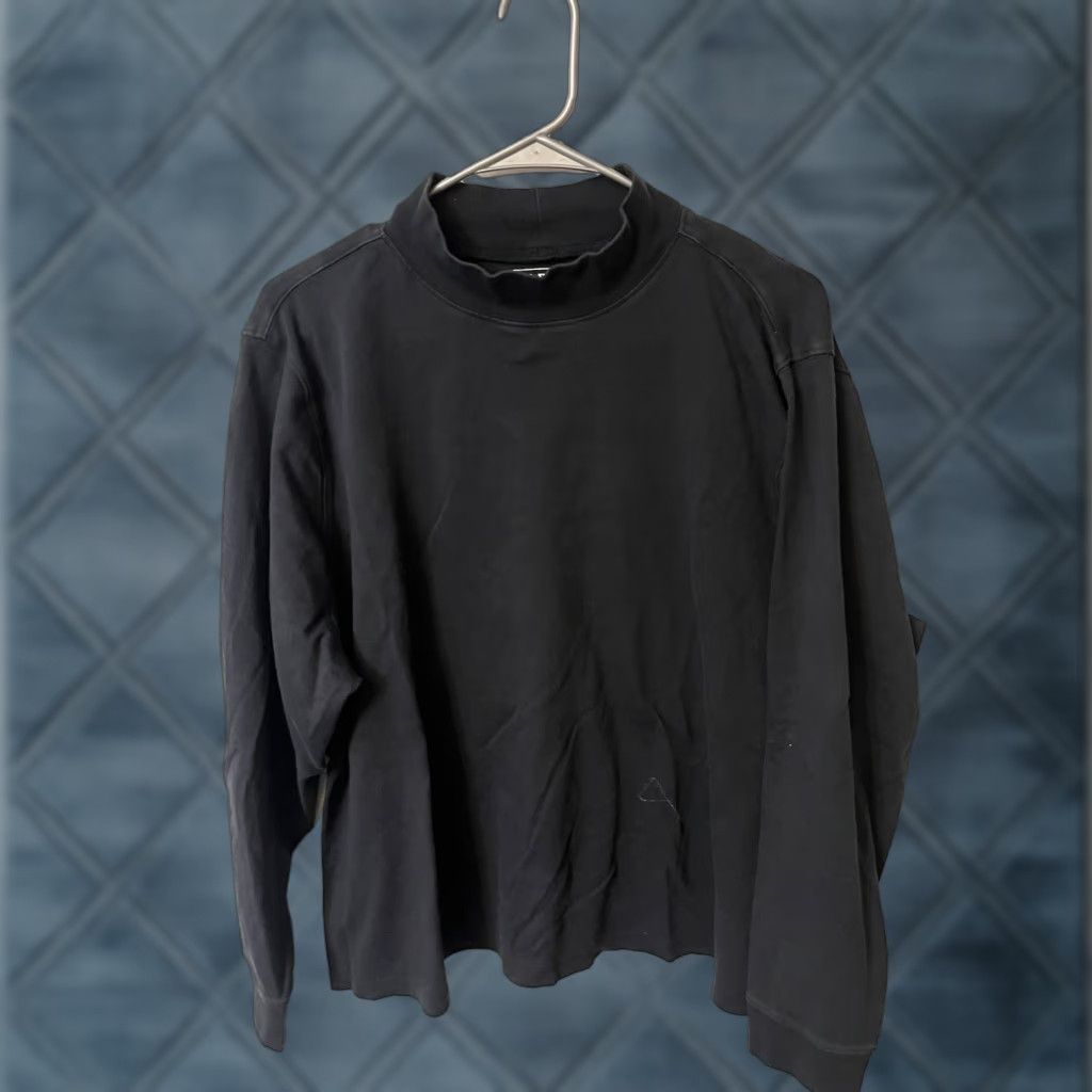 Vintage L.L. Bean Tee Shirt Womens 3X Black Cotton Long Sleeves Mock Neck Shirt Plus Size Womens 3X Black Cotton Long Sleeve Mock Neck Size XXL / US 16-18 / IT 52-54 - 1 Thumbnail