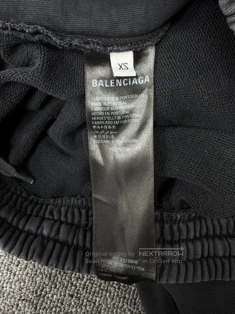 Balenciaga Balenciaga Washed Grey Logo Pants XS Size. Size US 26 / EU 42 - 6 Thumbnail