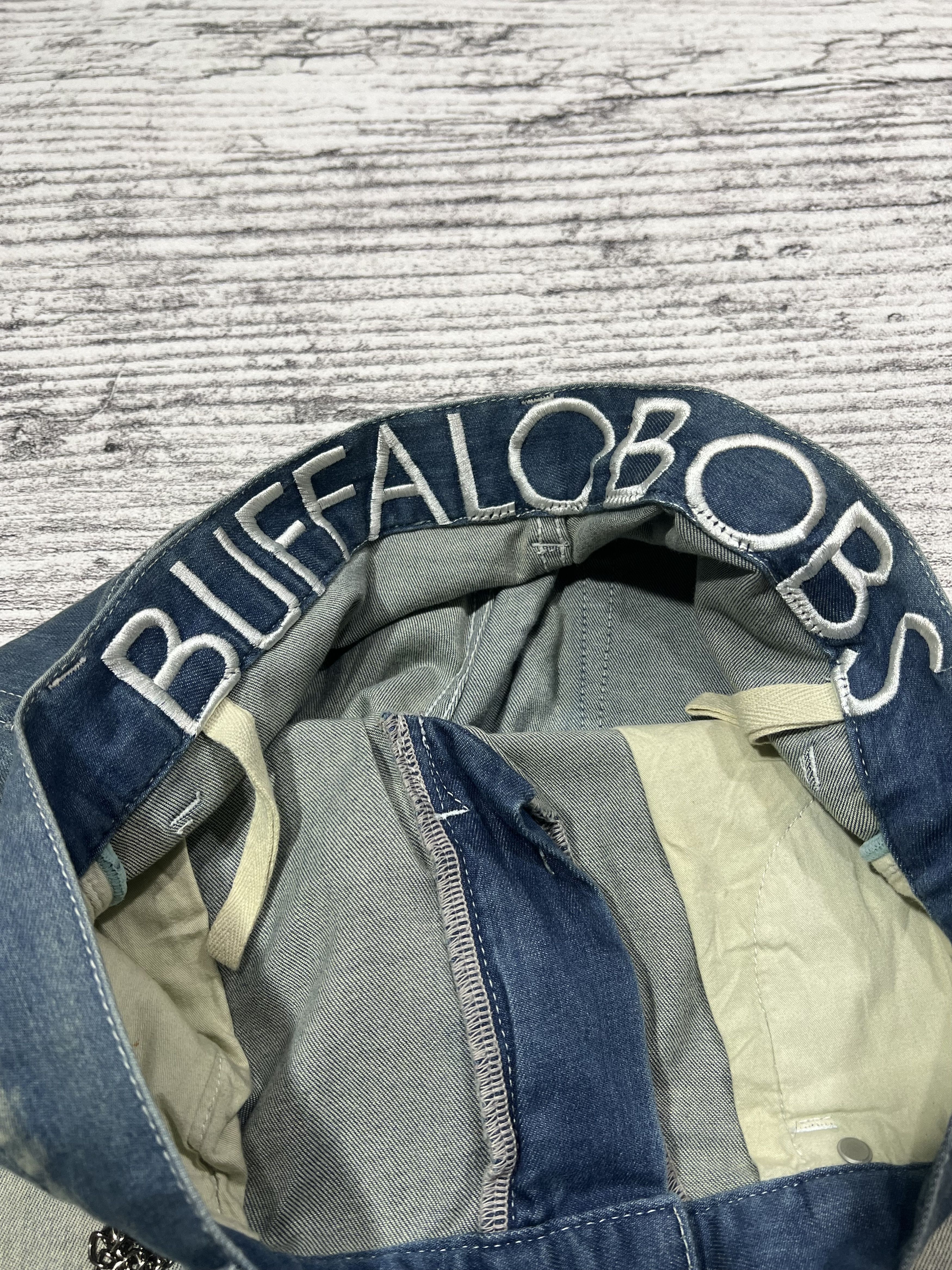BUFFALO BOBS 2000s Buffalo Bobs Japanese Embroidery Mudwash y2k Lgb Ifsix Size US 33 - 9 Thumbnail