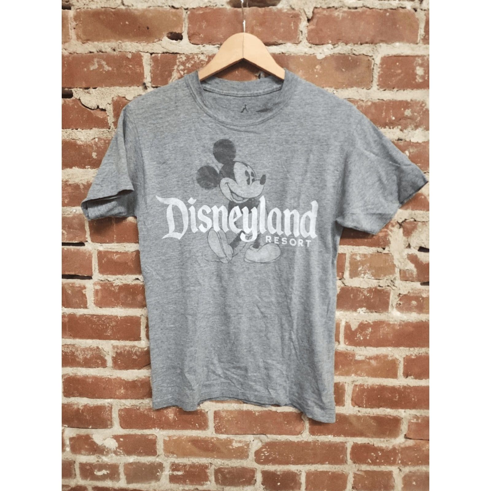 Vintage VINTAGE Mickey Inc Disneyland Mickey Mouse Gray Mens Shirt Small Unisex Short Sleeve Crew Neck 100% Cotton T-Shirt with Tigger Accents Size US S / EU 44-46 / 1 - 2 Thumbnail