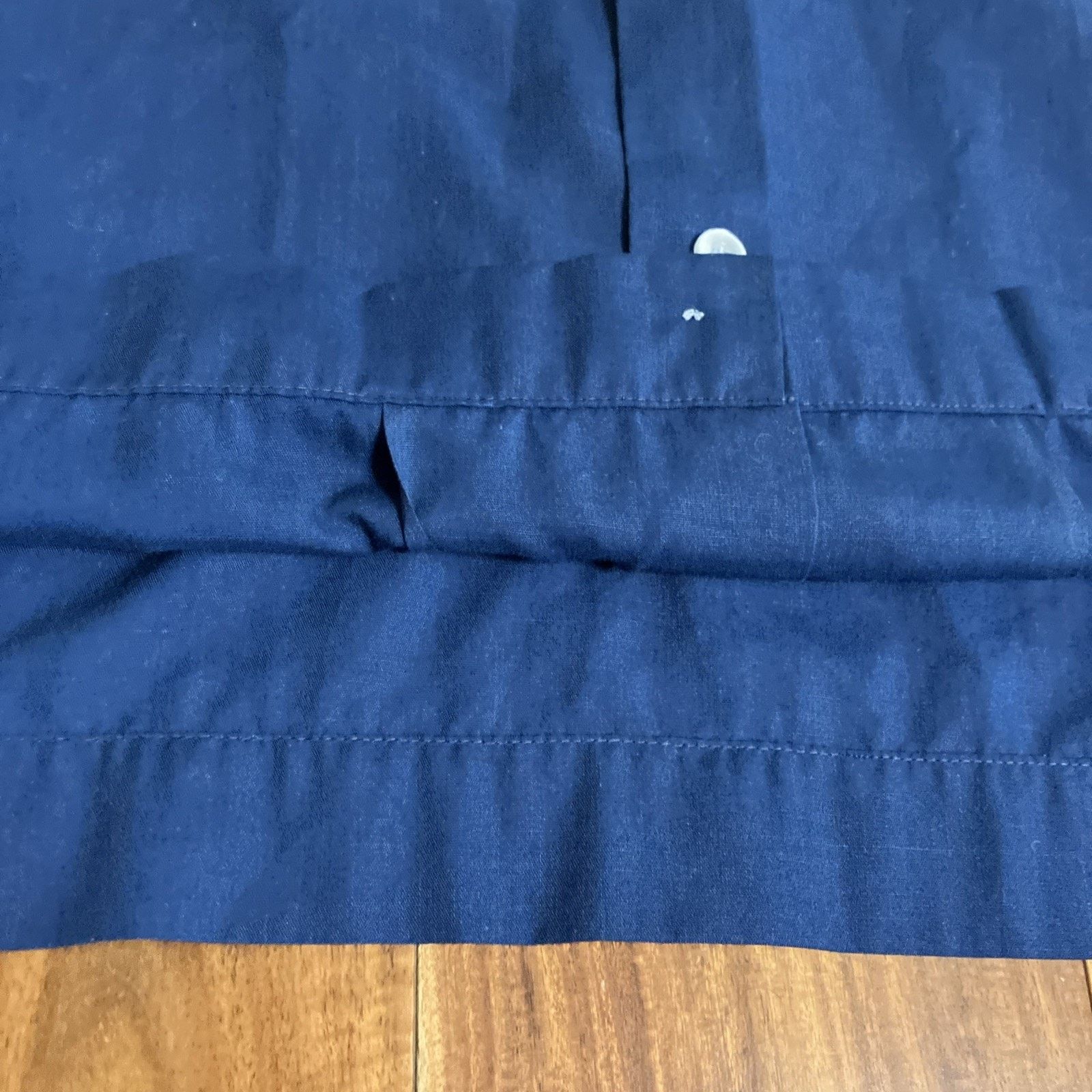 Other Vtg1970s Hilton Chain Stitch Mens Medium Bowling Shirt Navy Size US M / EU 48-50 / 2 - 15 Thumbnail