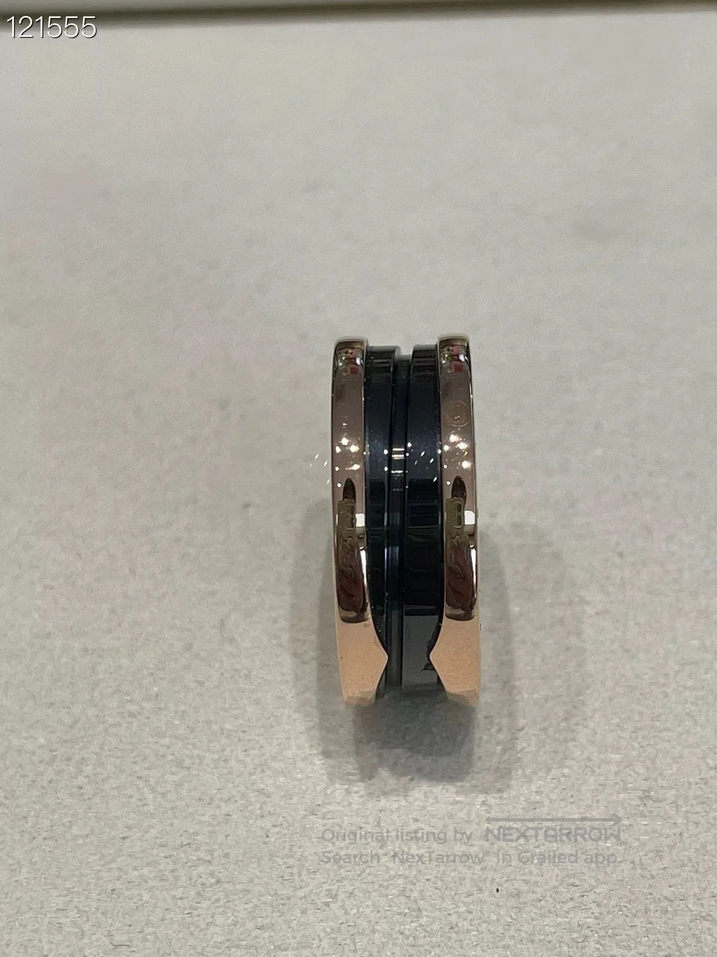 Bvlgari Bvlgari Classic Black Ceramic Ring. Size ONE SIZE - 3 Thumbnail
