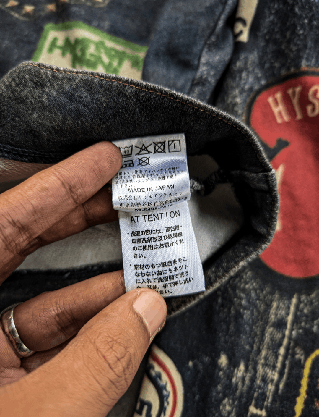 Hysteric Glamour Hysteric Glamour Mini Trucker Design Patch (Non-Denim) Size US M / EU 48-50 / 2 - 6 Thumbnail