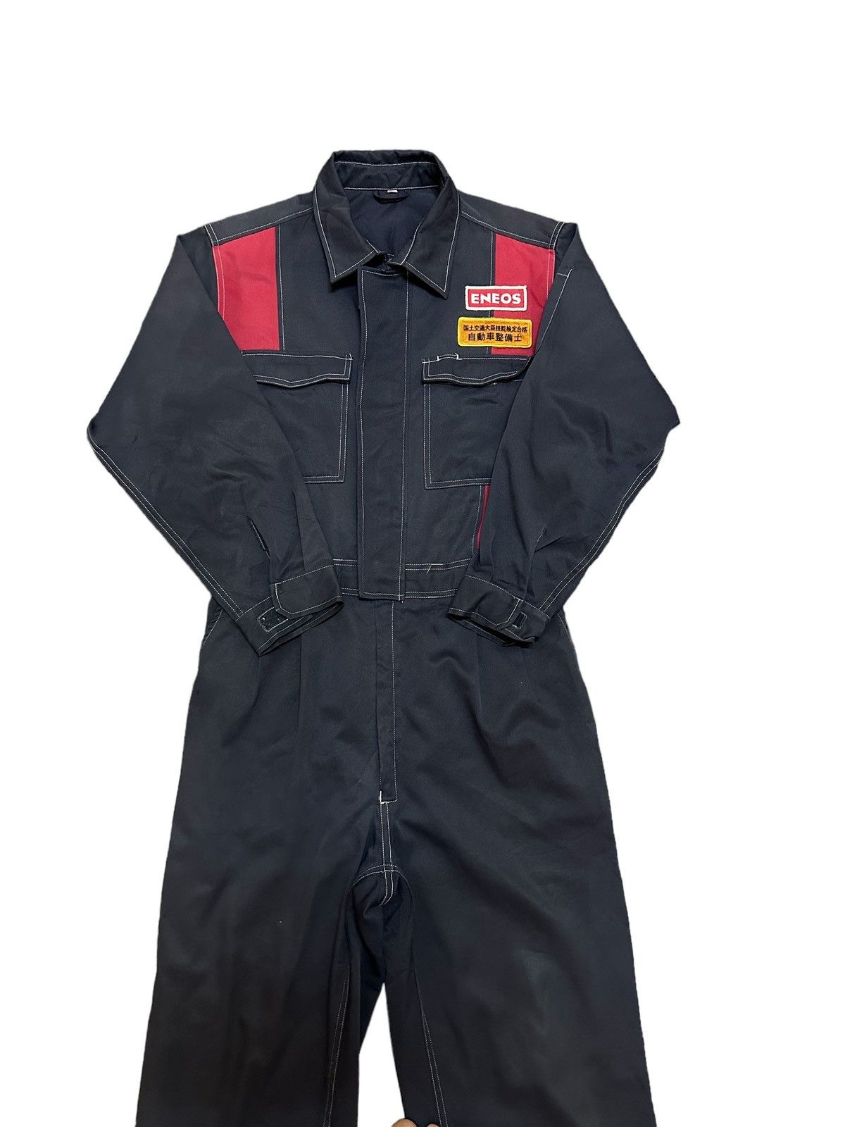 Japanese Brand × Vintage Vintage Eneos Overall Racing Size US 33 - 3 Thumbnail