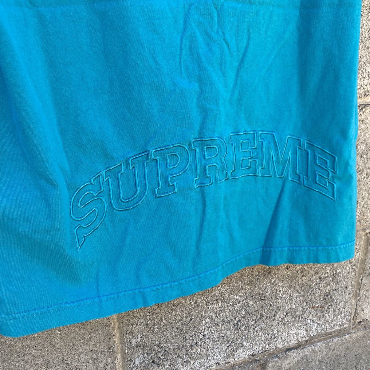 Supreme Supreme 2 Tone S/S Henley Shirt Blue Embroidery Medium Size US M / EU 48-50 / 2 - 3 Thumbnail