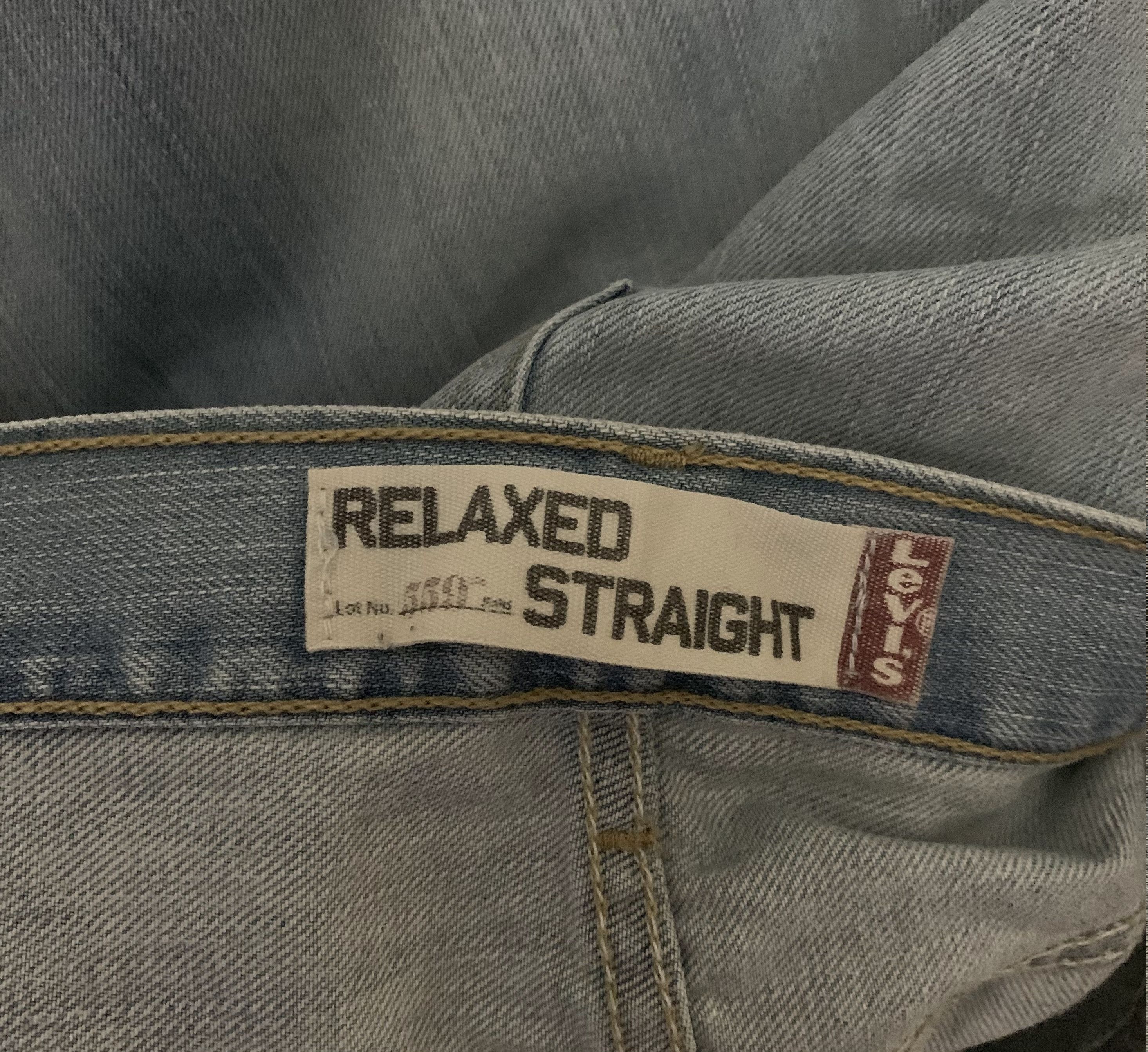 Levi's Levi's 559 Jeans Mens 36x30 Relaxed Straight Rinsed Blue Size US 36 / EU 52 - 5 Thumbnail