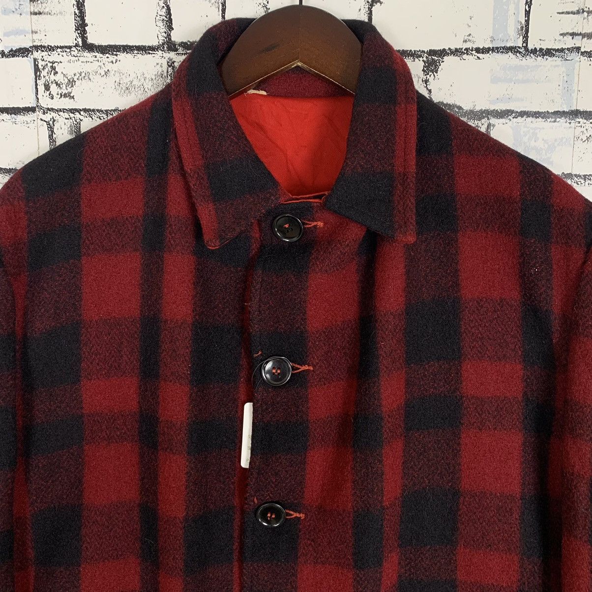 Japanese Brand × Vintage Japanese Brand Checkerboard Jacket Wool Jacket Size US L / EU 52-54 / 3 - 2 Thumbnail
