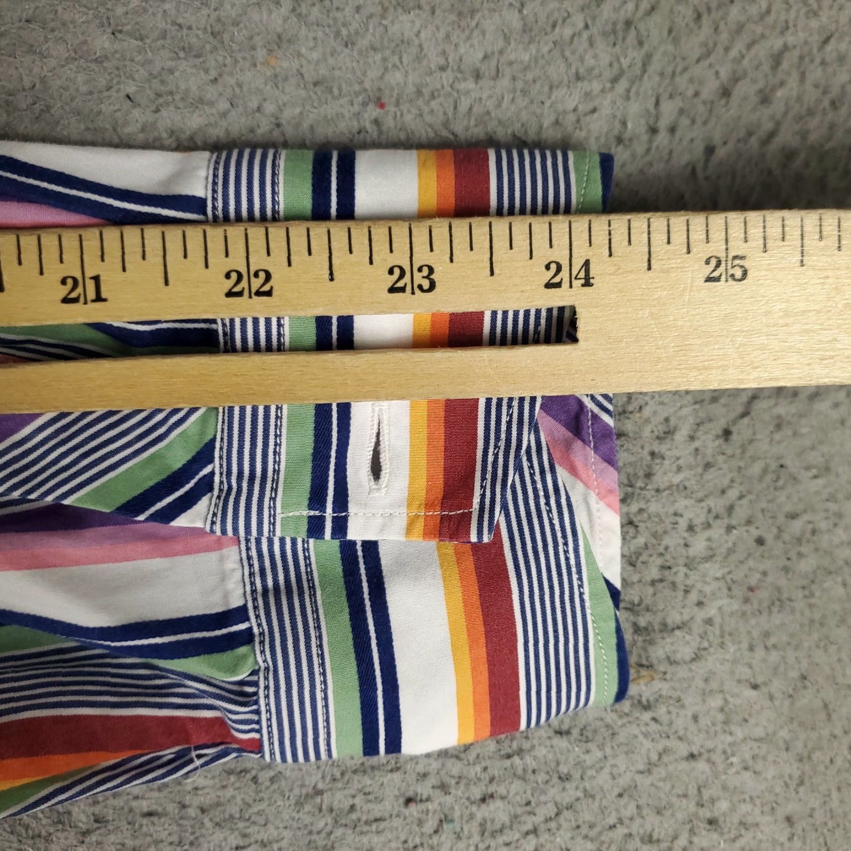Tommy Bahama Tommy Bahama Shirt Mens M Purple Striped Cotton Button-Up Long Sleeve Shirt Size US M / EU 48-50 / 2 - 7 Thumbnail