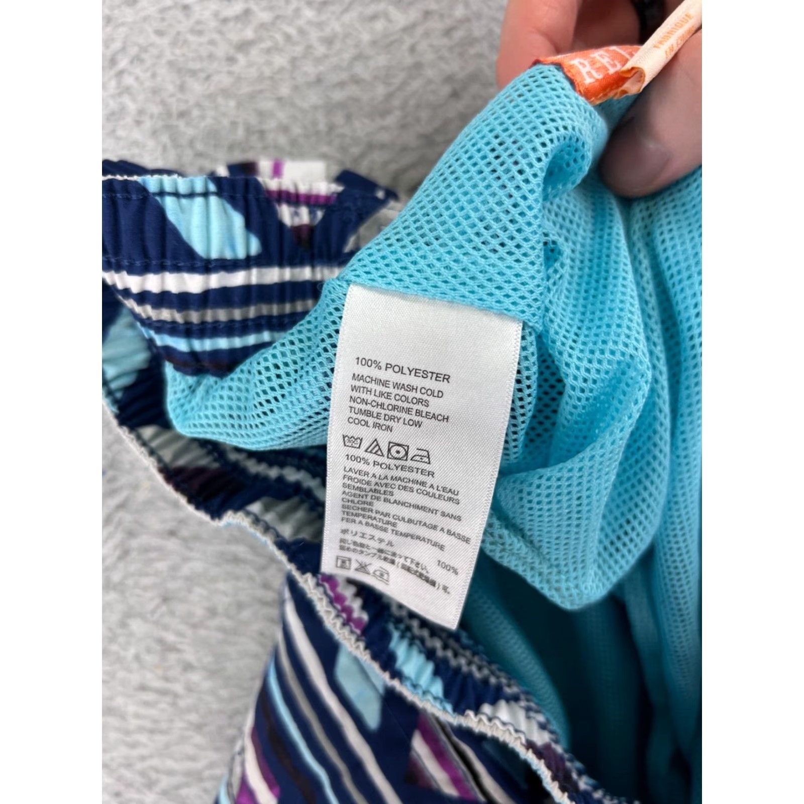Tommy Bahama Tommy Bahama Swim Trunks Men Medium Blue Southwestern Pattern Board Shorts Beach Size US 31 - 4 Thumbnail