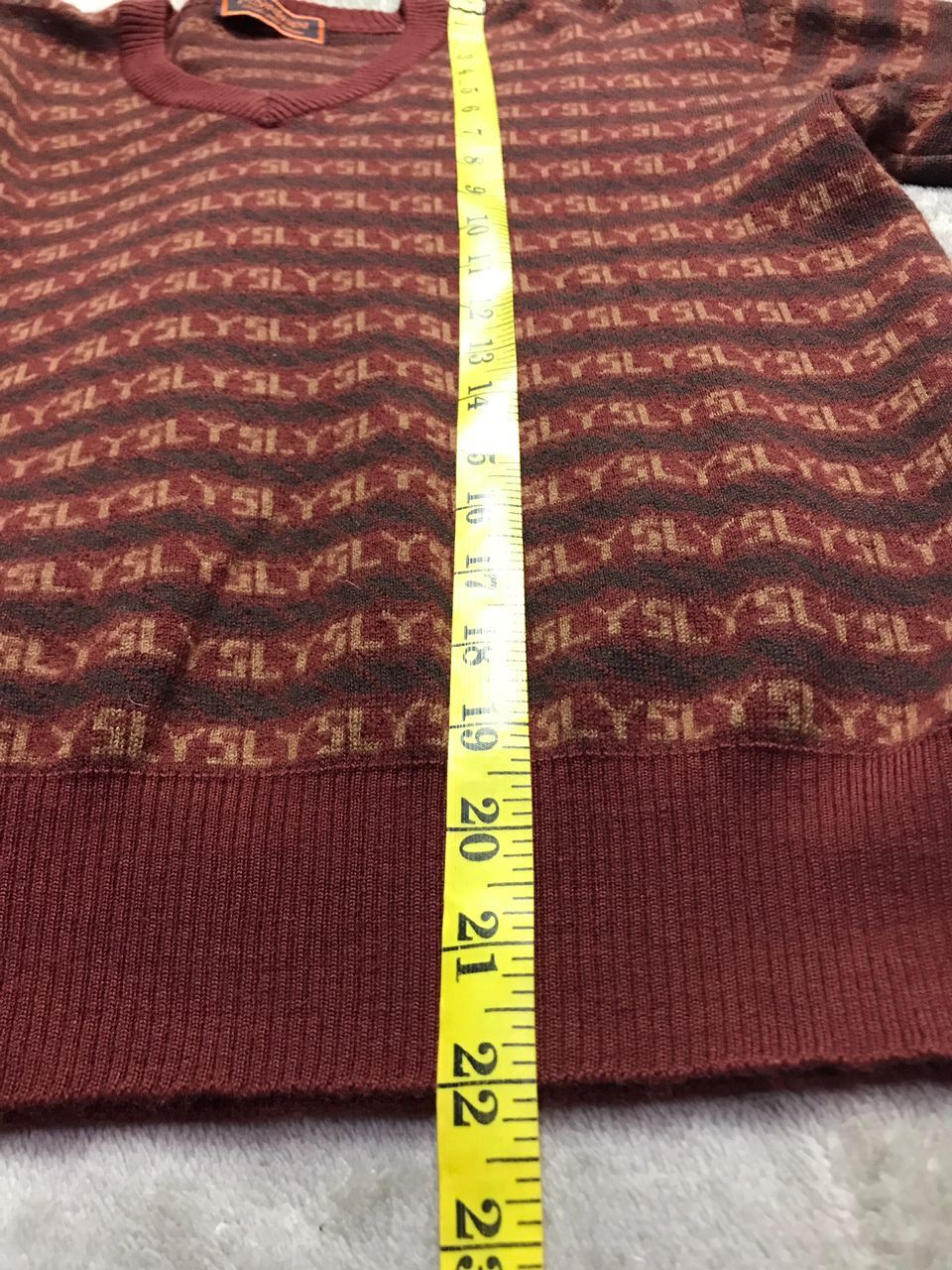 Vintage Vintage All Over Print Yves Saint Lauren Knit Wear Size US M / EU 48-50 / 2 - 9 Thumbnail