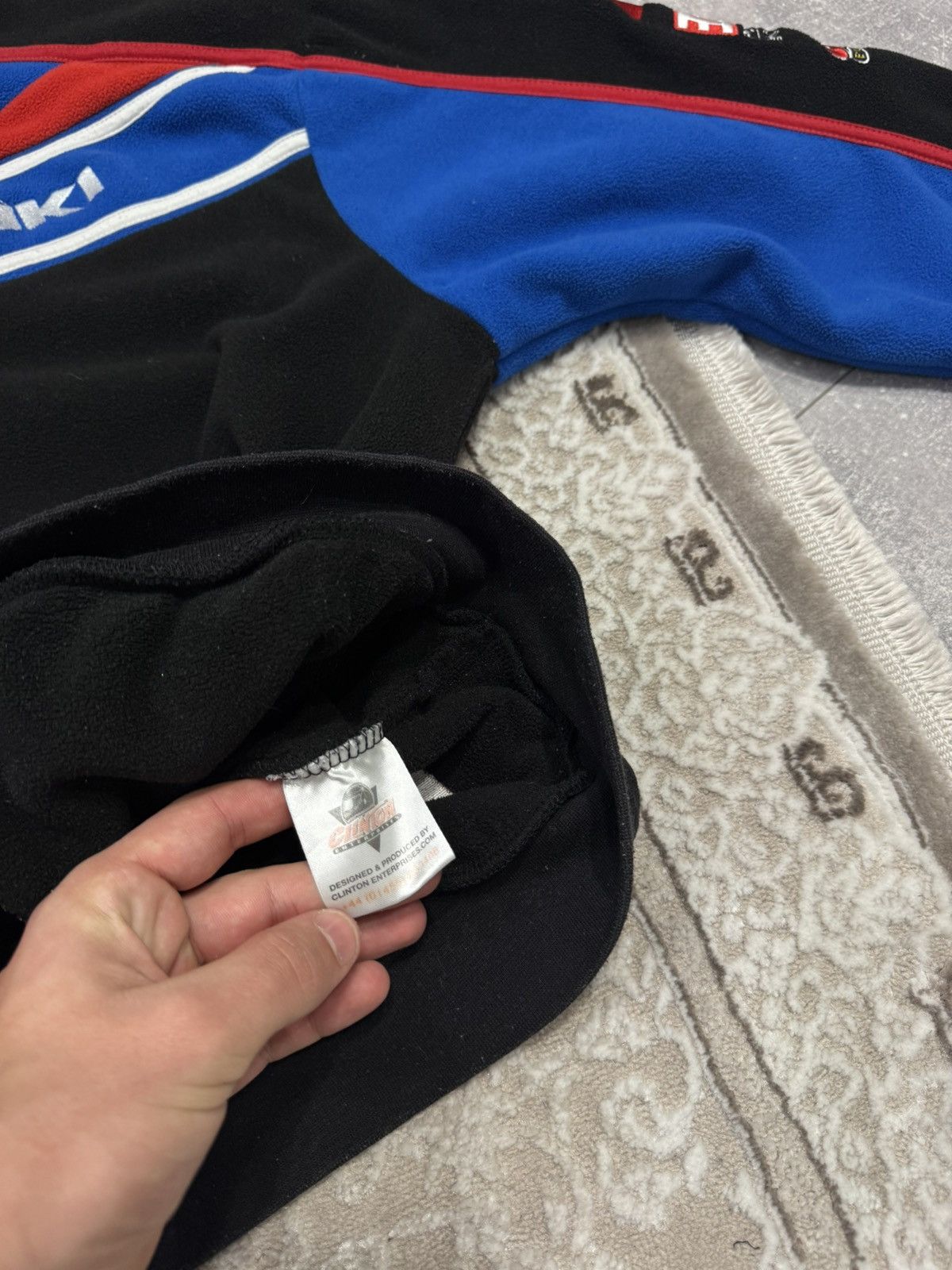 Vintage Suzuki fleece big logo racing jacket merch vintag sweatshirt Size US XL / EU 56 / 4 - 9 Thumbnail