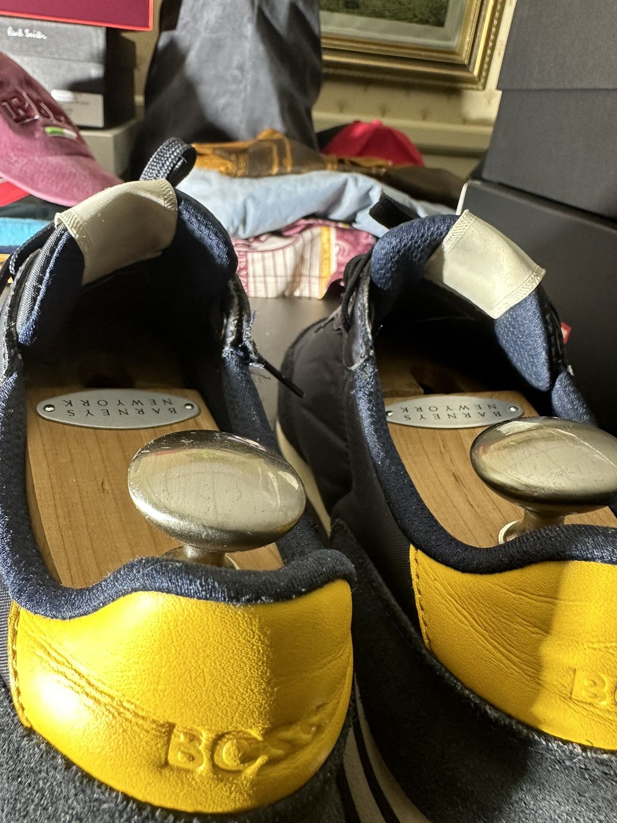 Hugo × Hugo Boss Navy Hugo Boss Bitcoin Runners Sneakers 10 Size US 10 / EU 43 - 5 Thumbnail
