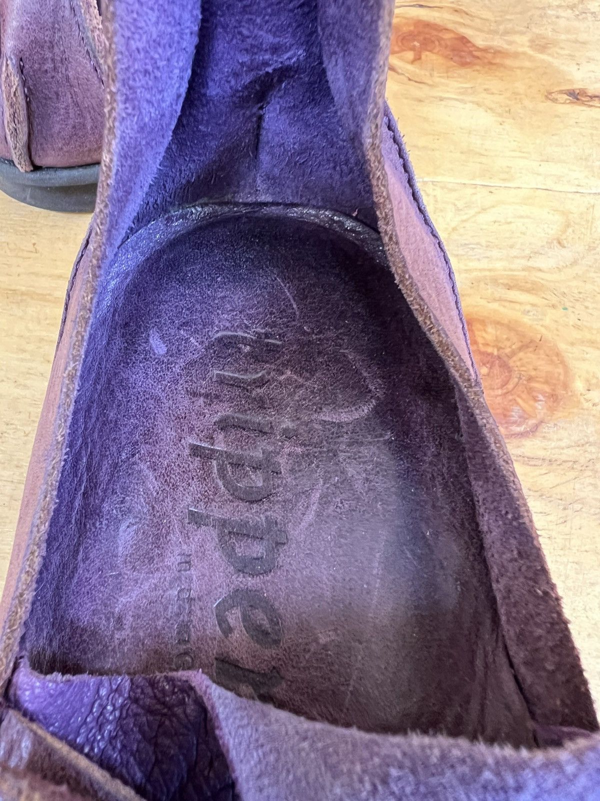 Trippen Trippen wedge sandal Purple Leather Shoes Size EU 40/ US 9 Size US 10 / IT 40 - 17 Thumbnail