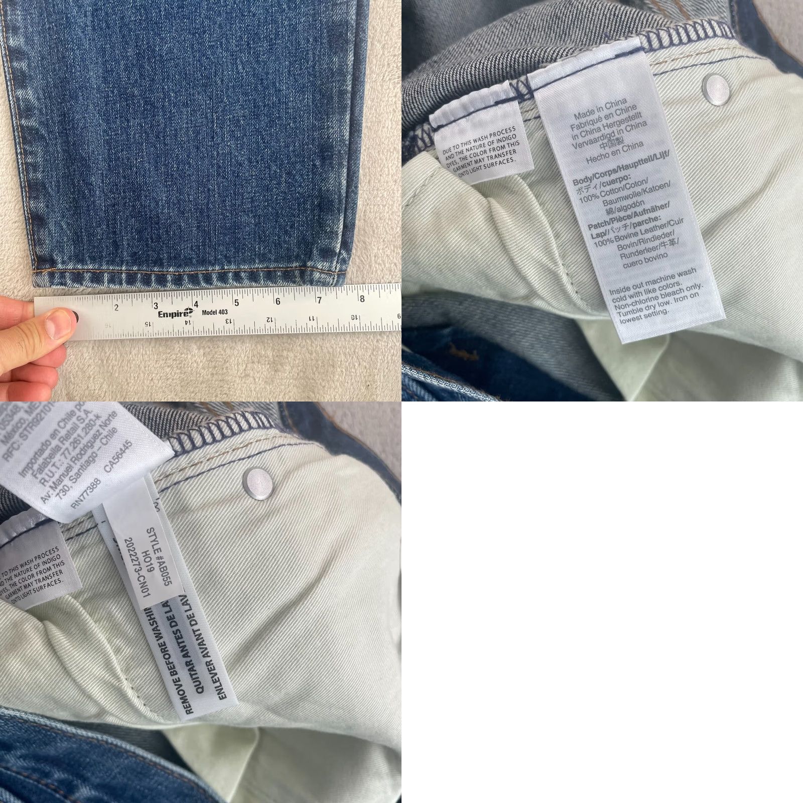 J.Crew J.CREW 770 Jeans Men 36x31 Indigo Shadow Japanese Rigid Denim NWT Jeans Size US 36 / EU 52 - 9 Thumbnail