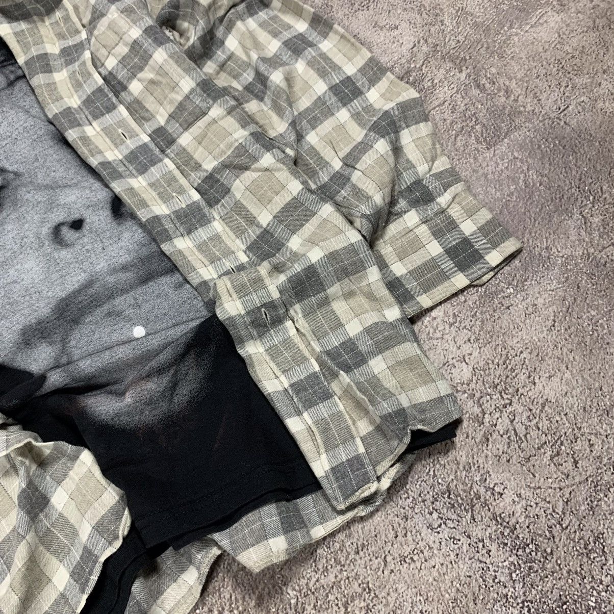 Vintage Vintage 90s Plaid Shirt Oversized Grunge Workwear Worn In M Size US M / EU 48-50 / 2 - 2 Thumbnail