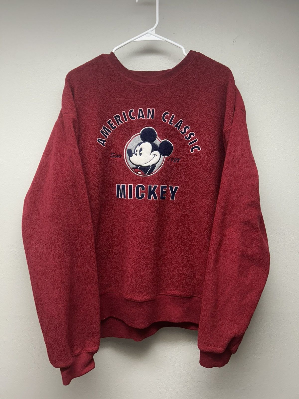 Mickey Mouse Vintage Disney Store American Classic Mickey Fleece Sweater Size US XXL / EU 58 / 5 - 1 Thumbnail