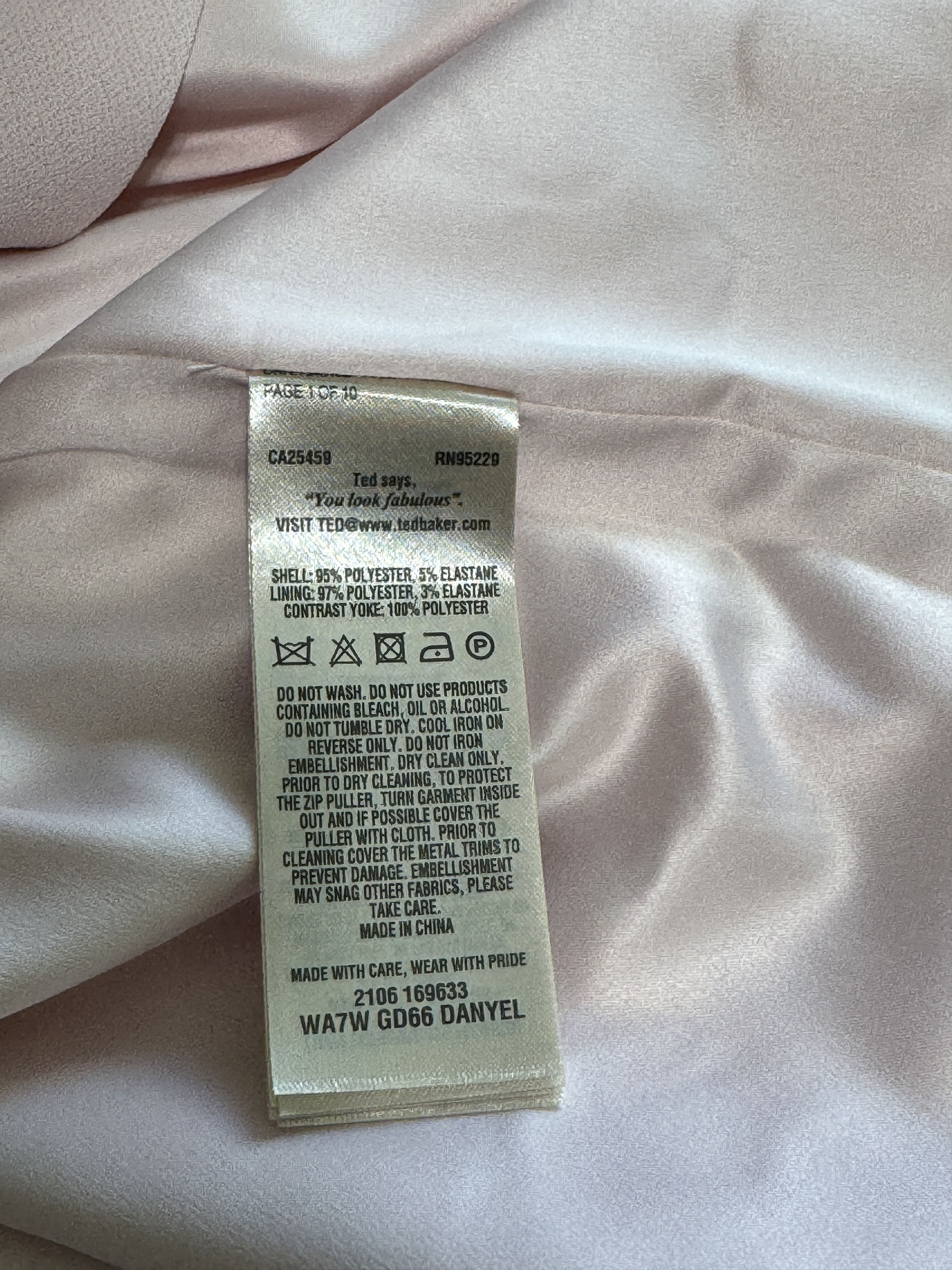 Ted Baker Ted baker Pink cocktail dress Size XS / US 0-2 / IT 36-38 - 6 Thumbnail