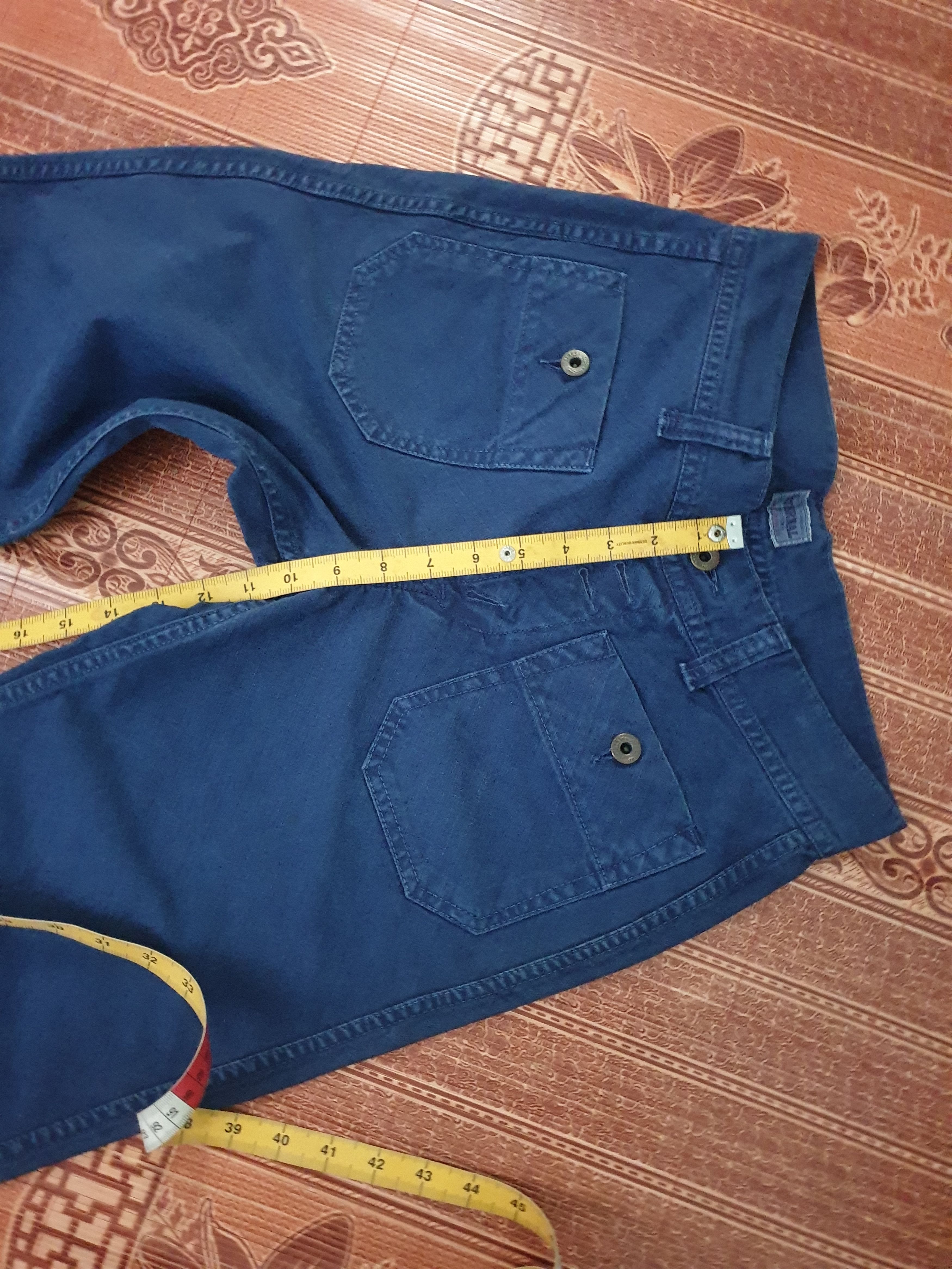 Eternal Eternal navy blue Japanese brand Bushpant Size US 29 - 13 Thumbnail
