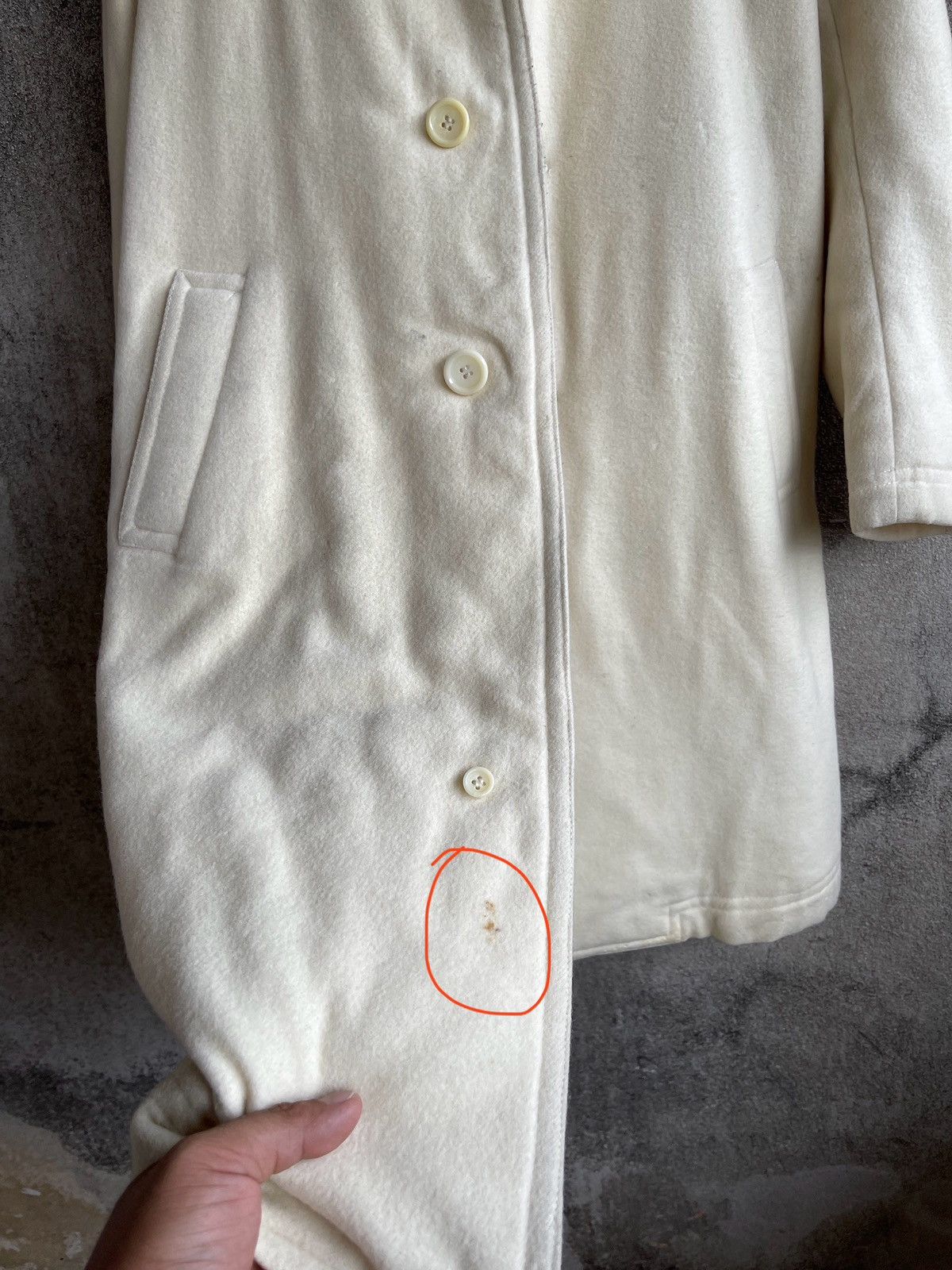 Comme des Garcons Rarest🔥Vtg Comme Des Garcon Tricot Wool Trench Coat Jacket Size US M / EU 48-50 / 2 - 14 Thumbnail