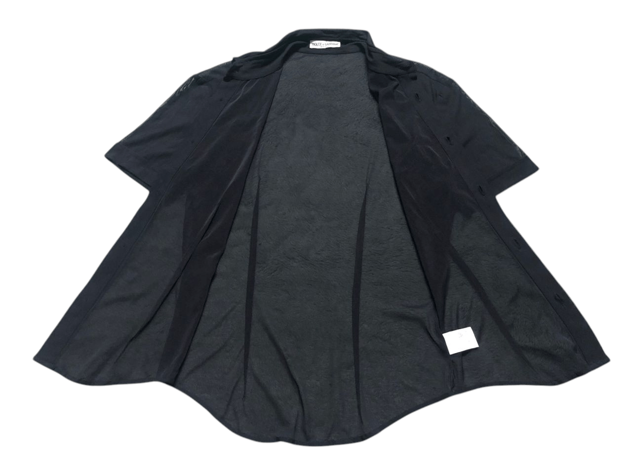 Dolce & Gabbana × Vintage Vintage Dolce & Gabbana Mesh Shirt Button Up Single Pocket Size US S / EU 44-46 / 1 - 3 Thumbnail