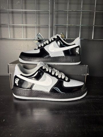 Nike Nike Air Force 1 Low x Syna Central Cee (Black White Smoke Grey) - Size 10 Size US 10 / EU 43 - 1 Thumbnail
