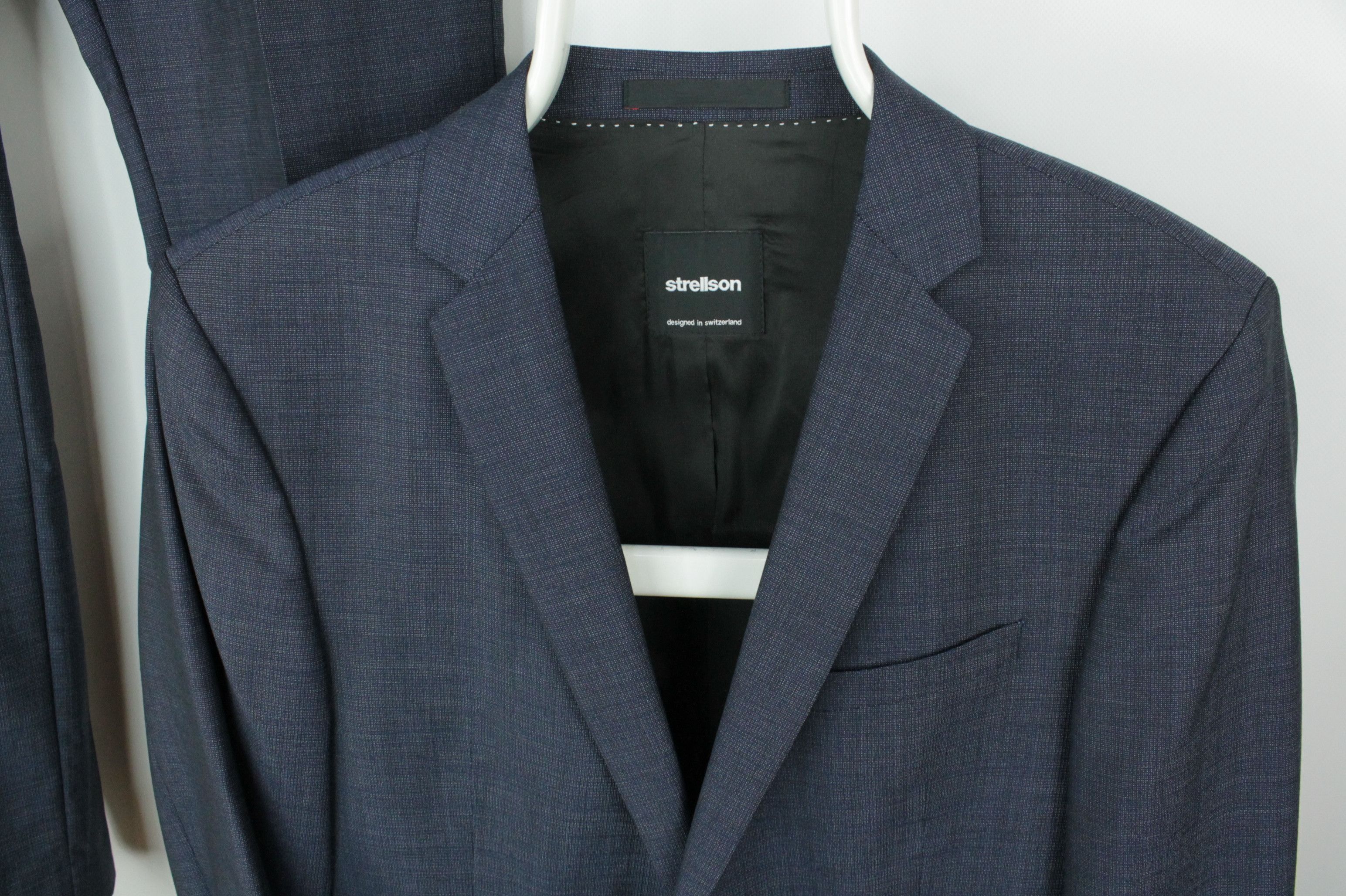 Strellson Strellson Cale Madden Marsotto Wool Extra Slim Men's Suit Size 40R - 3 Thumbnail