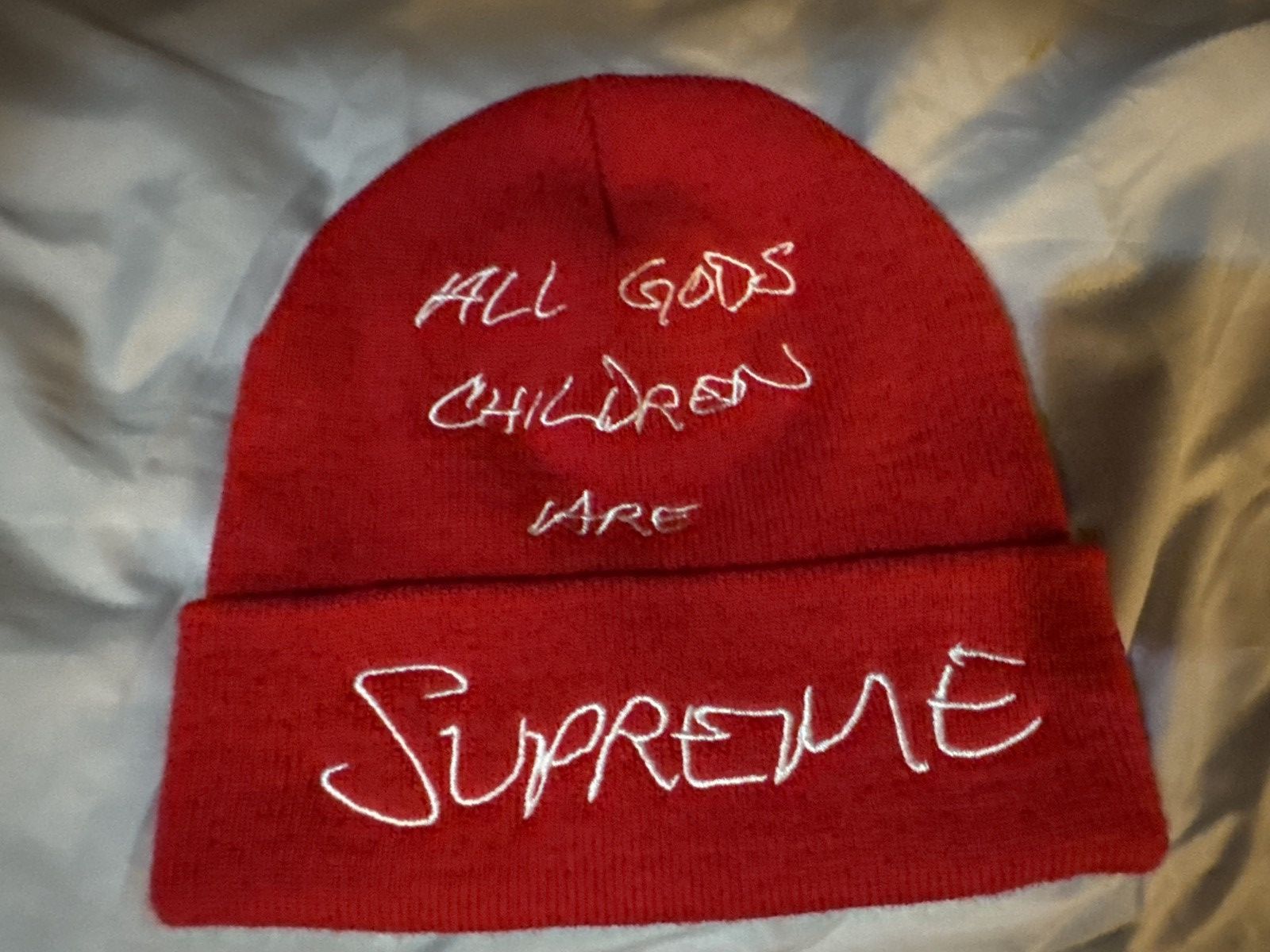 Supreme all gods children are supreme in red