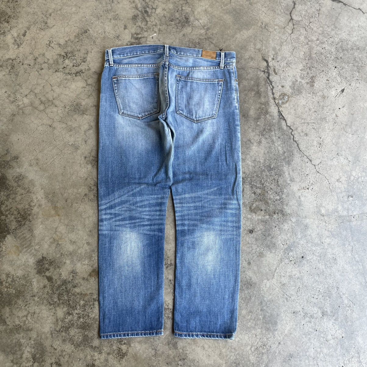 Gap 🔥🇯🇵Vintage Gap Stoned Washed Distress Selvedge Denim Jeans Size US 34 / EU 50 - 4 Thumbnail