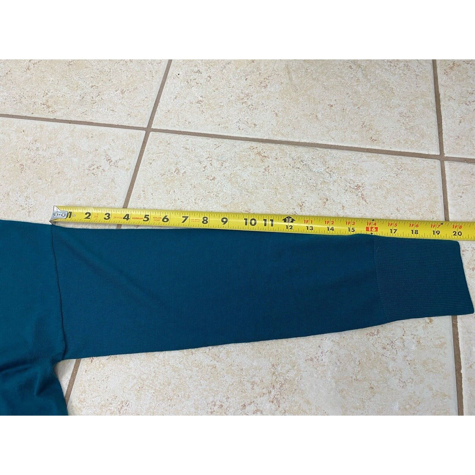Nordstrom NWT Halogen Nordstrom Merino Wool V-Neck Cardigan Teal Size L / US 10 / IT 46 - 9 Thumbnail