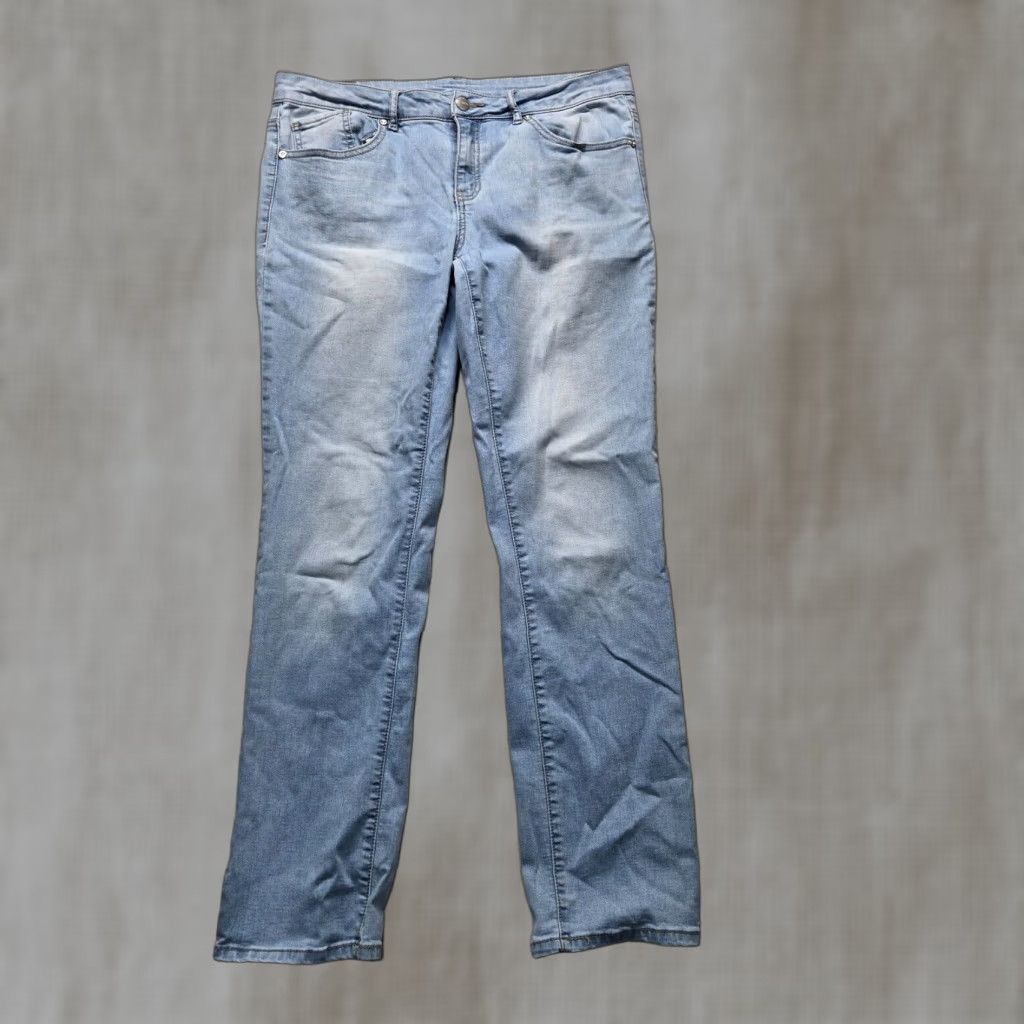 Denime Roebuck & Co. R1893 Jeans Jegging Blue 12 Women 5-Pocket Denim Pants Adult Regular Mid Rise Casual Size 34" / US 12 / IT 48 - 1 Thumbnail