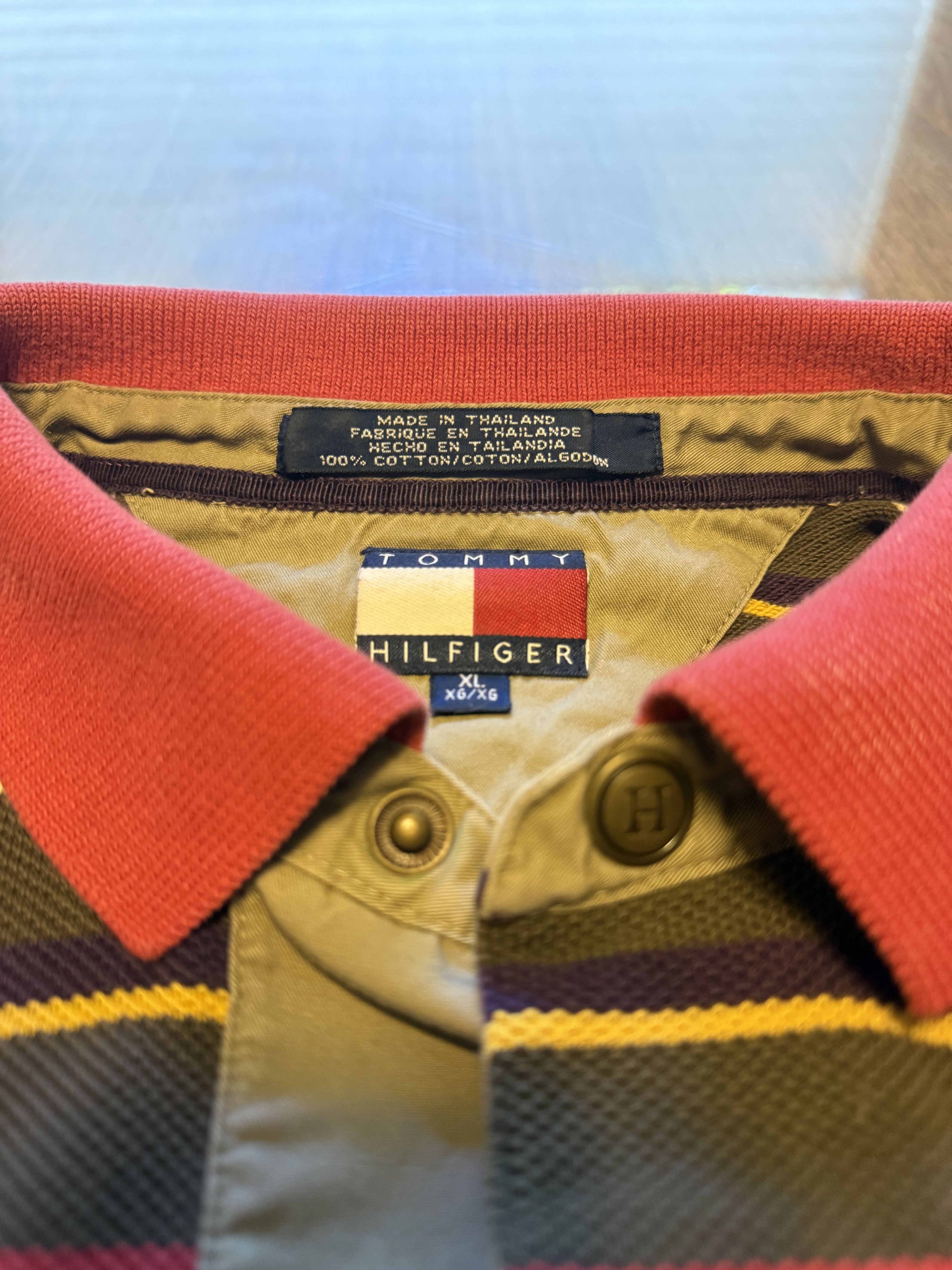 Tommy Hilfiger Tommy Multi Color Polo Size US XL / EU 56 / 4 - 2 Thumbnail