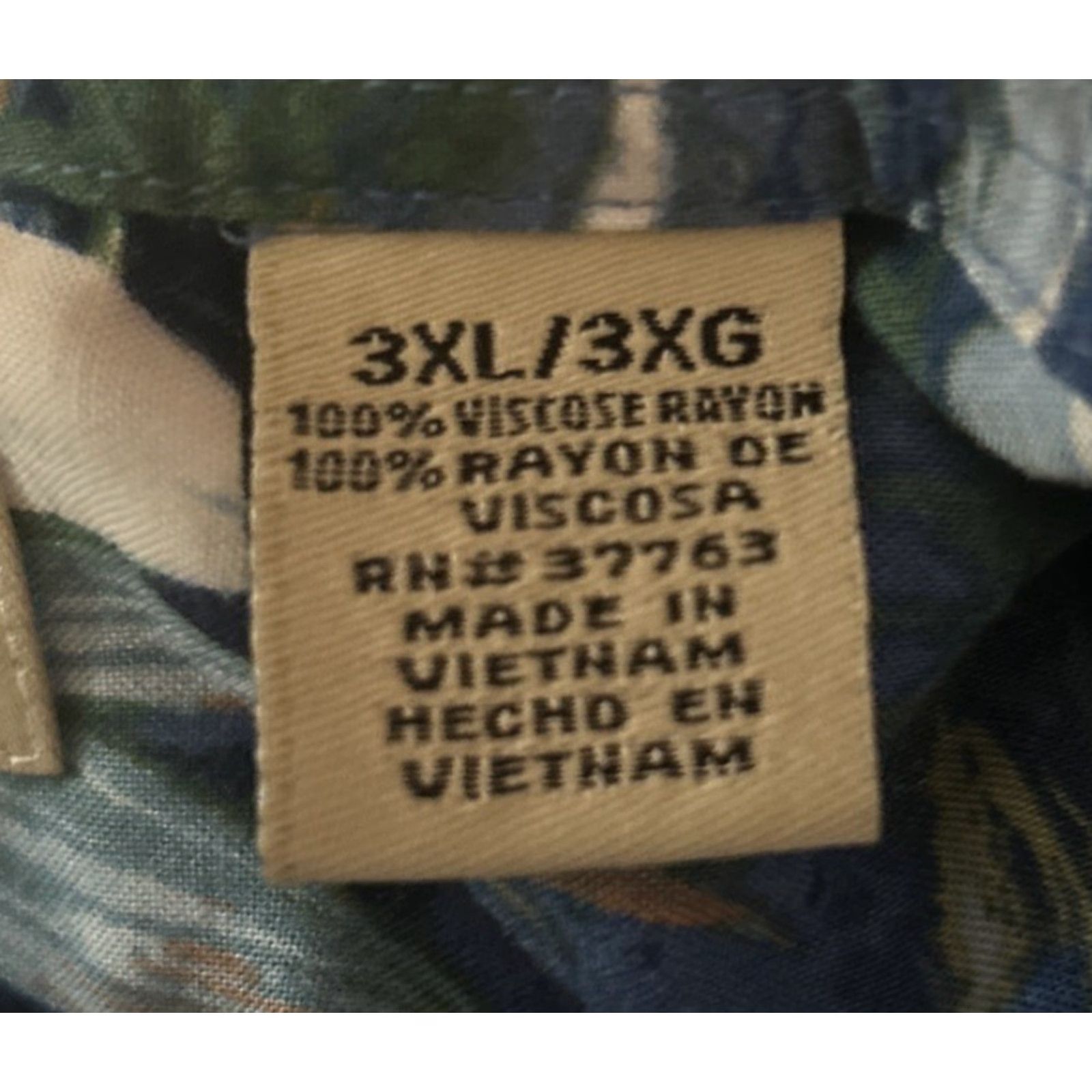 Vintage Munsingwear S/S Shirt 3XL Men's Button Up blue Hawaiian Floral pocket 1144 Size US XXL / EU 58 / 5 - 4 Thumbnail