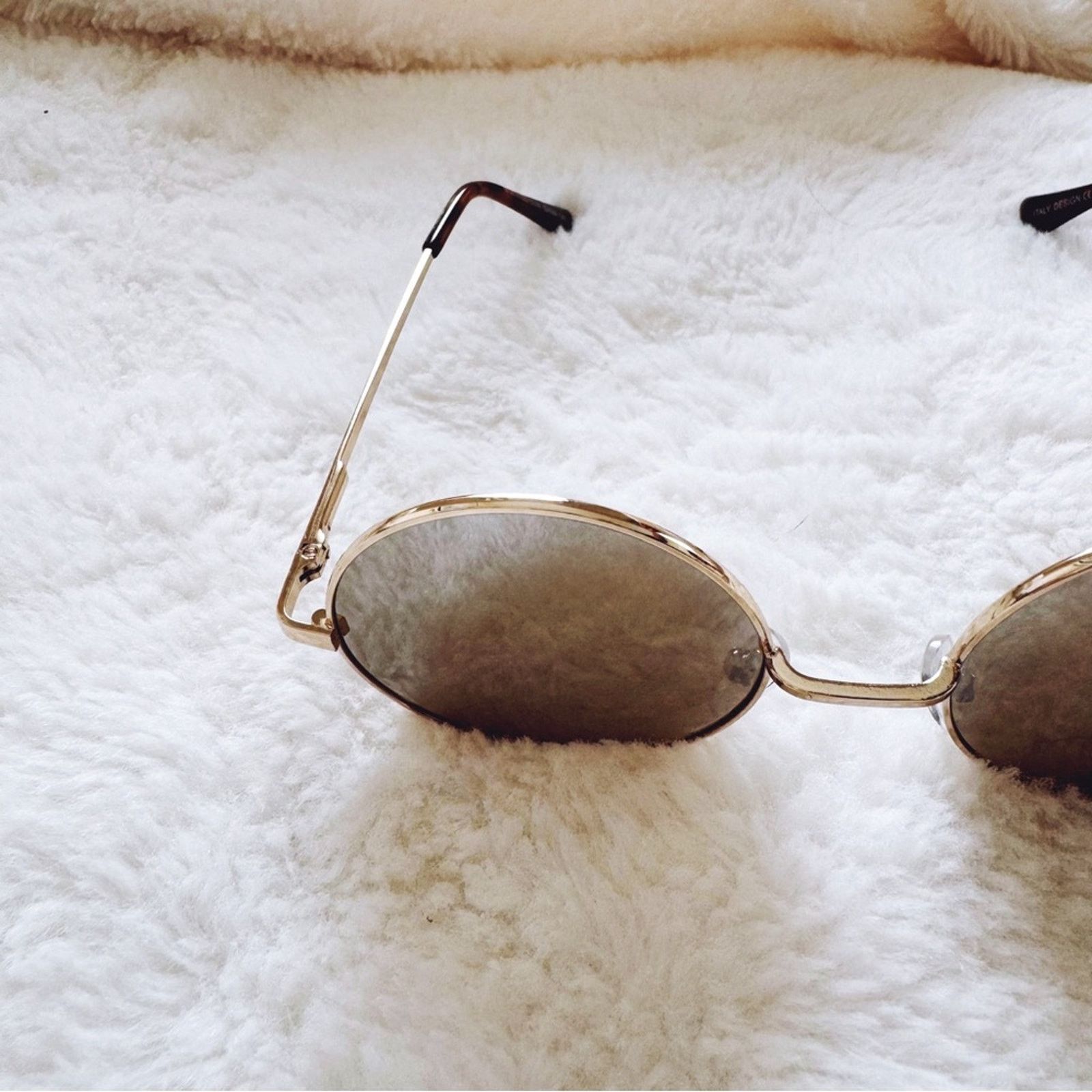 Other Harper Silver & Gold Rims Round Lens Sunglasses Size ONE SIZE - 3 Thumbnail