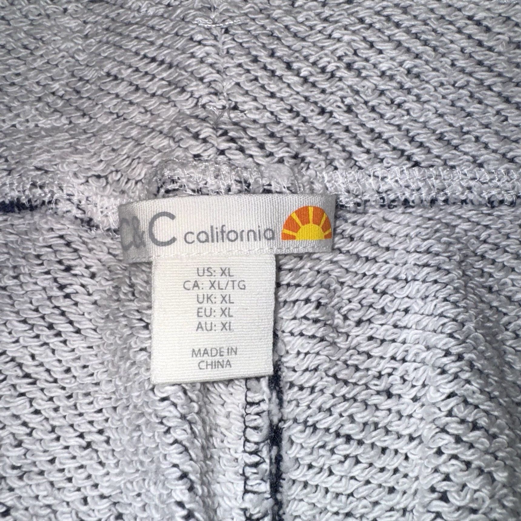 Vintage C&C California Women’s XL Pants Blue Knot Drawstring Pockets Size 40" / US 18 - 7 Thumbnail