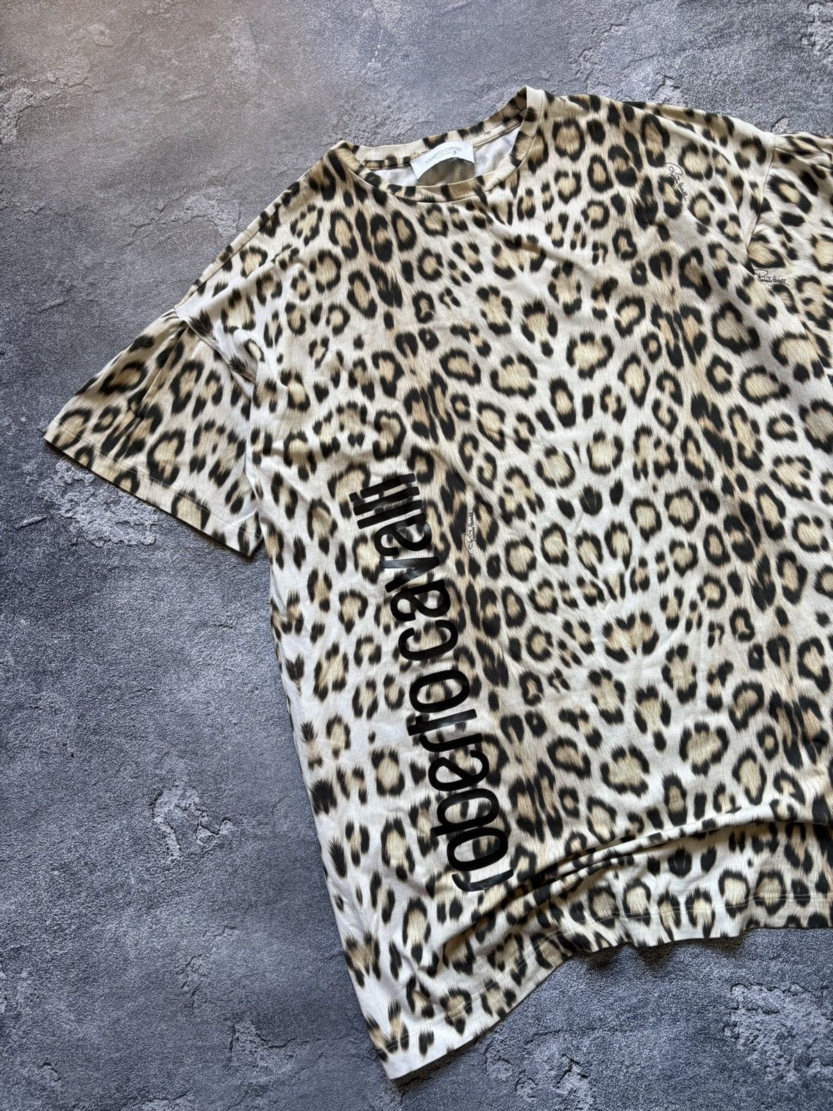 Roberto Cavalli Vintage Roberto Cavalli Luxury Leopard Pattern T Shirt Y2K Size S / US 4 / IT 40 - 3 Thumbnail